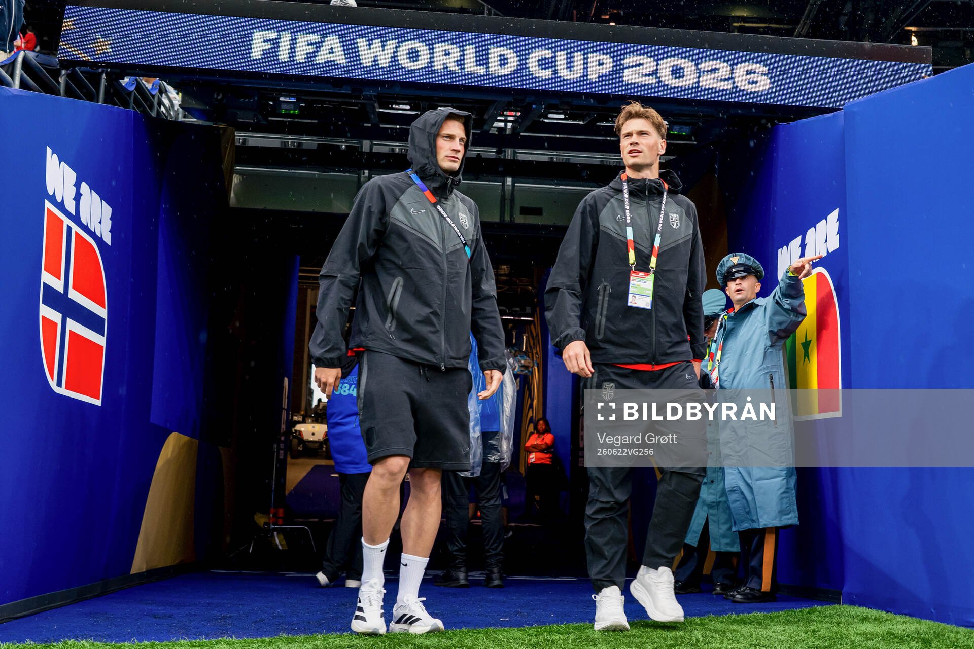 Sondre Langås and Henrik Falchener of Norway
