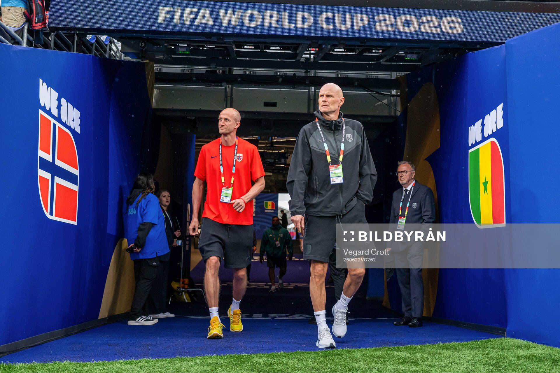 Player manager Brede Hangeland, head coach Ståle Solbakken