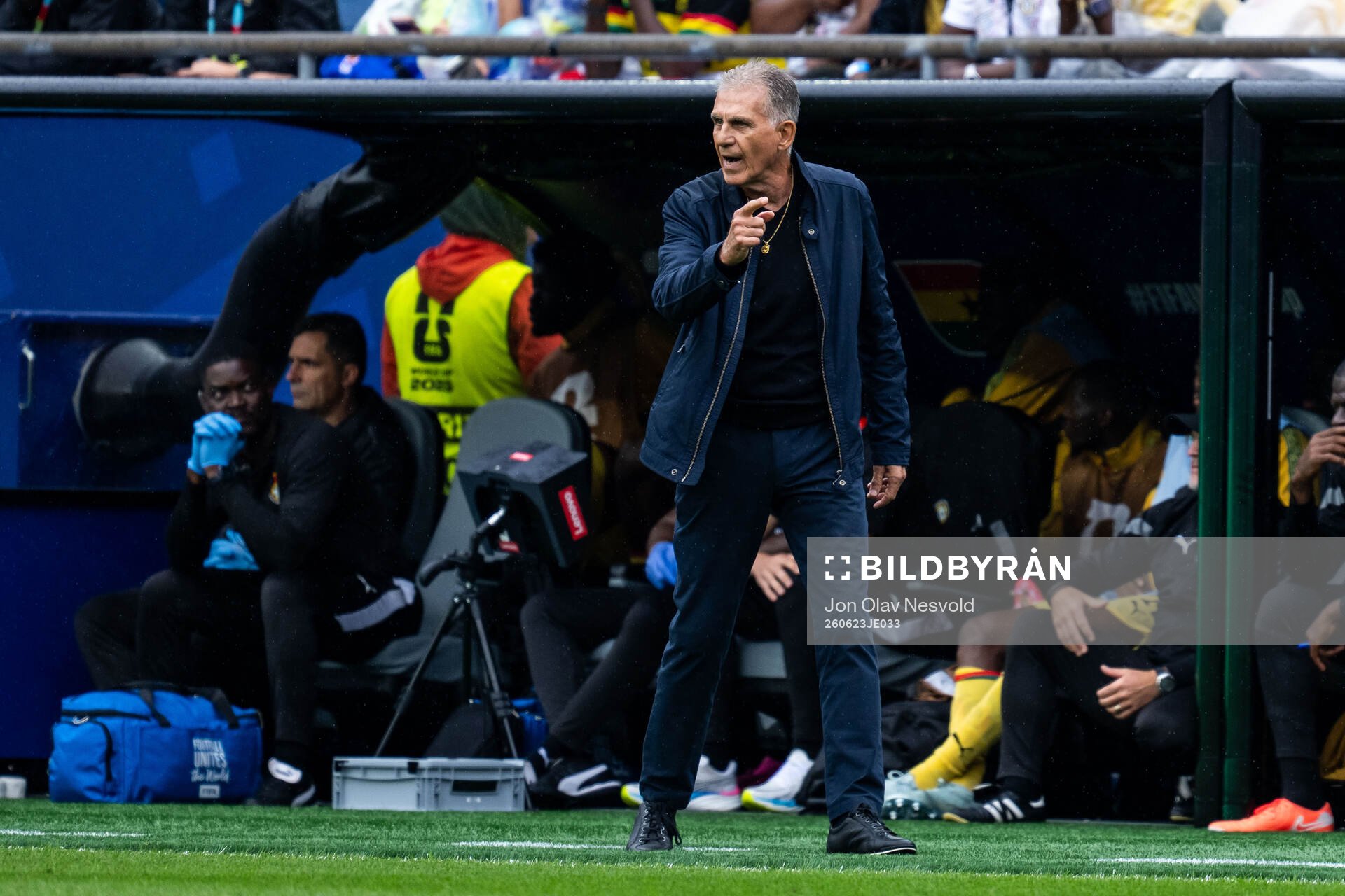 Head coach Carlos Manuel Brito Leal De Queiroz of Ghana