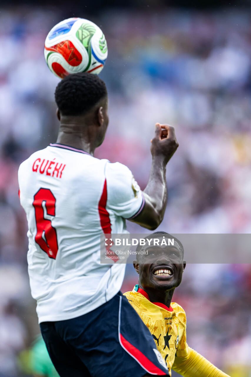 Marc Guehi of England and Jonas Adjetey of Ghana