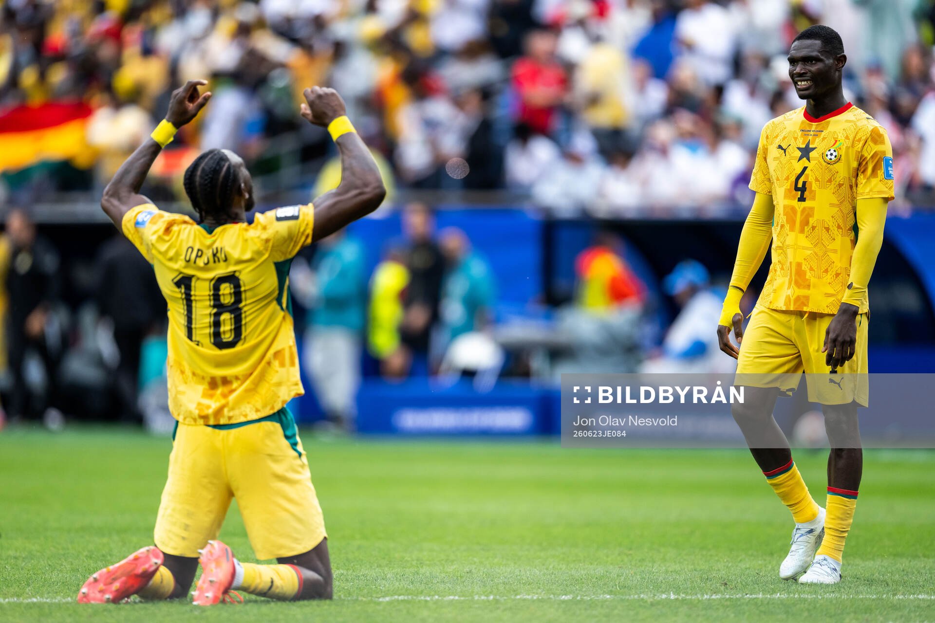 Jerome Opoku and Jonas Adjetey of Ghana