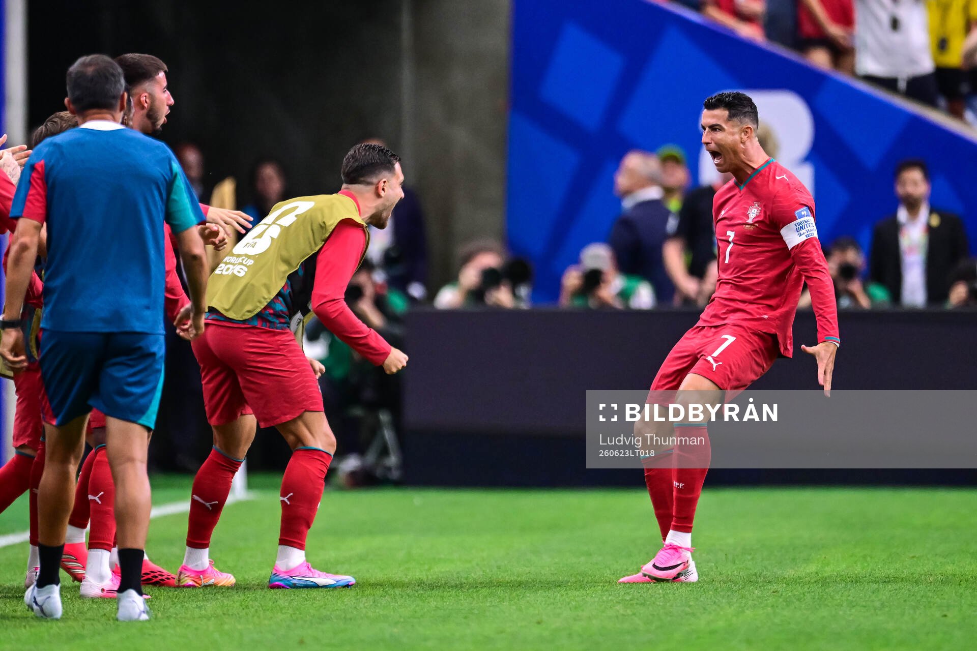 Cristiano Ronaldo of Portugal celebrates