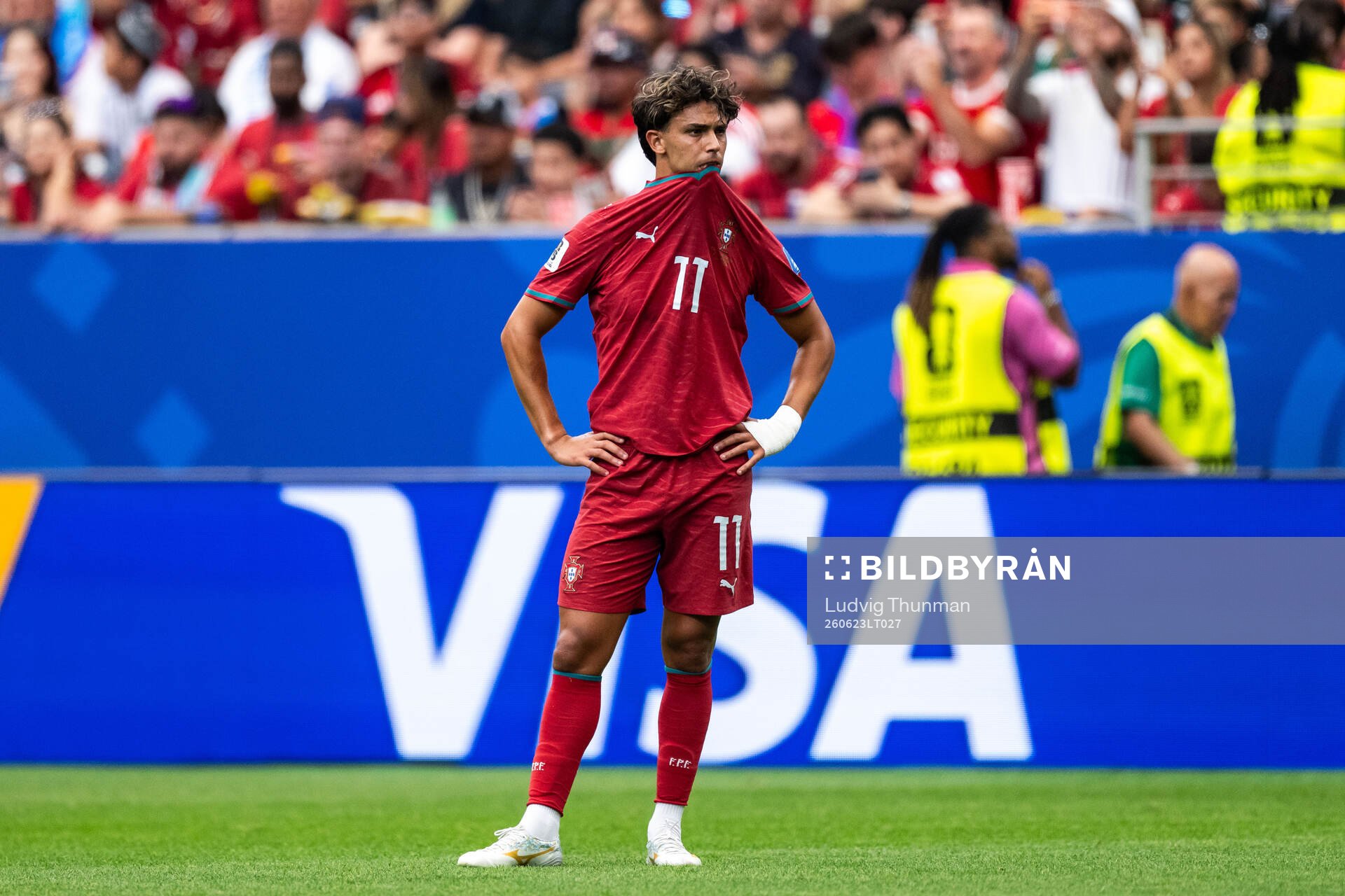 Joao Felix of Portugal looks dejected
