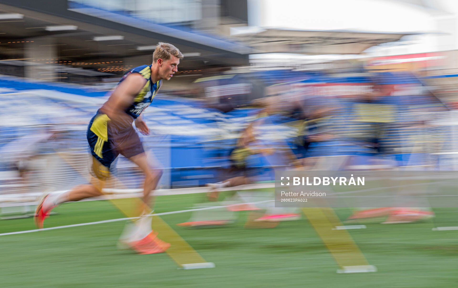 Alexander Bernhardsson of the Swedish national football