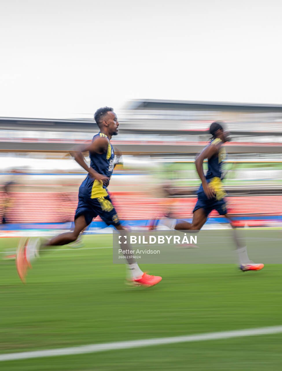 Taha Ali of the Swedish national football team at a