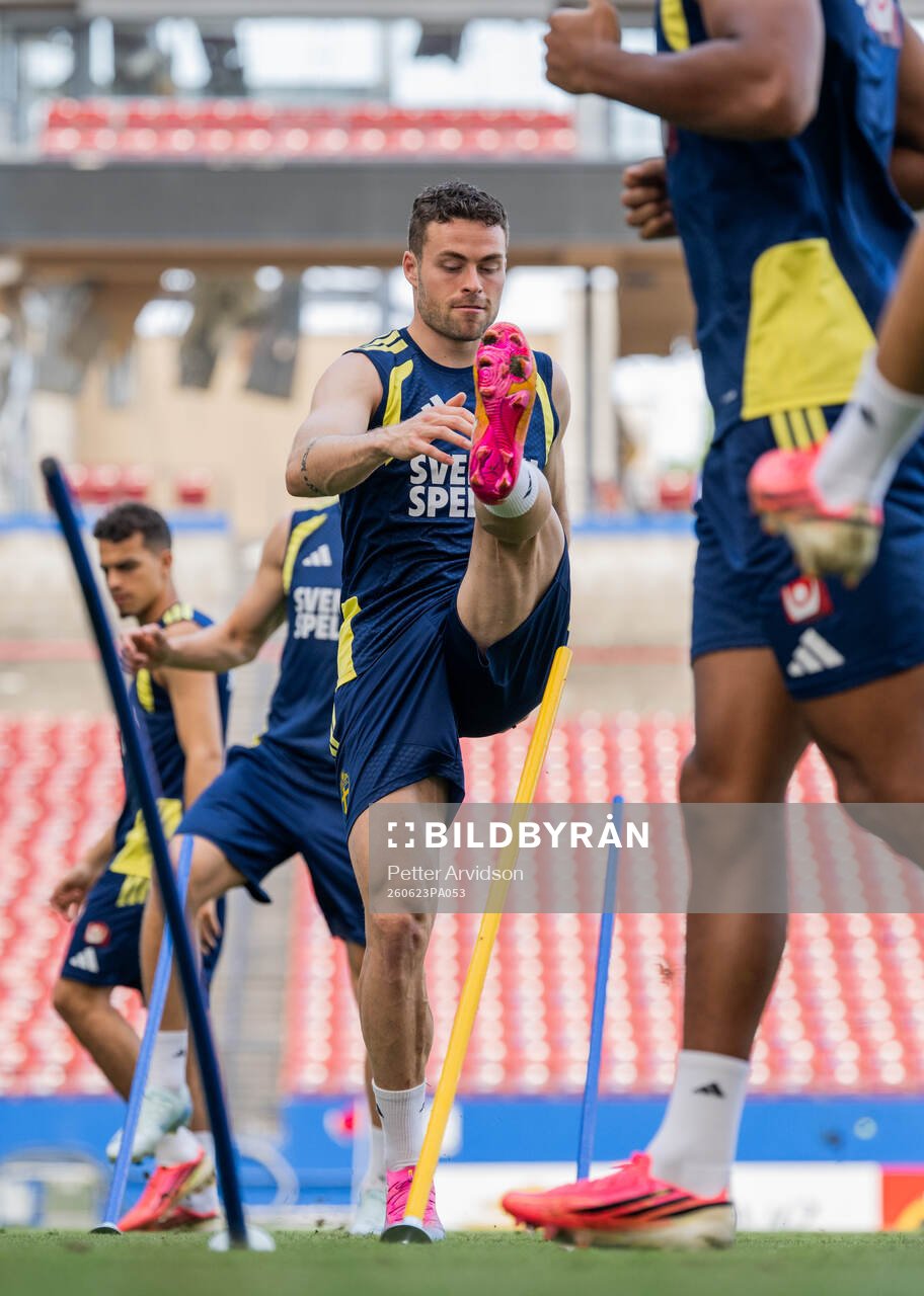 Gabriel Gudmundsson of the Swedish national football team