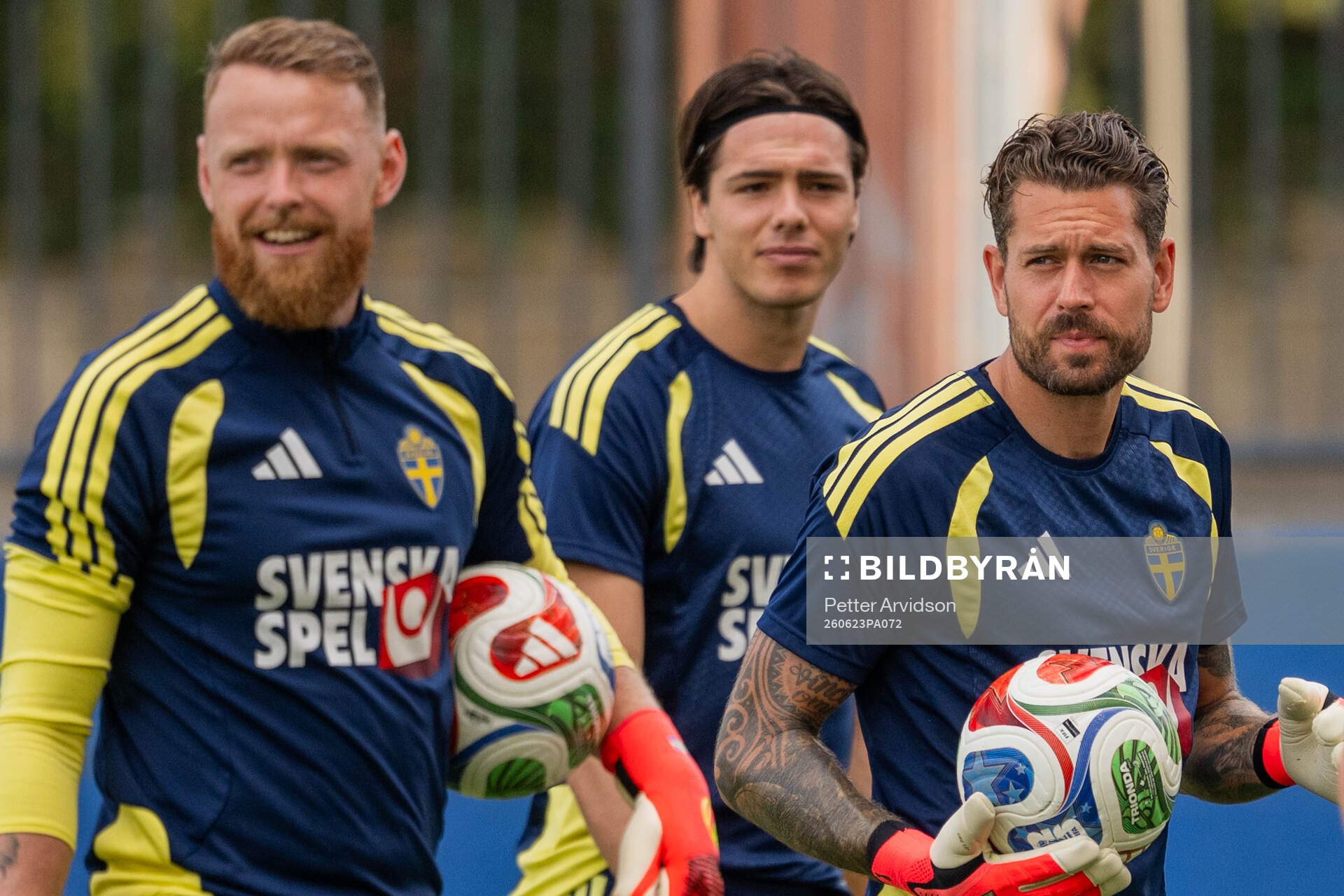 Goalkeeper Viktor Johansson, goalkeeper Jacob Widell