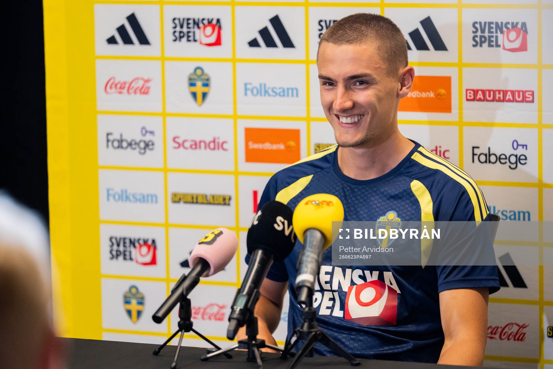 Gustaf Lagerbielke of the Swedish men's national football