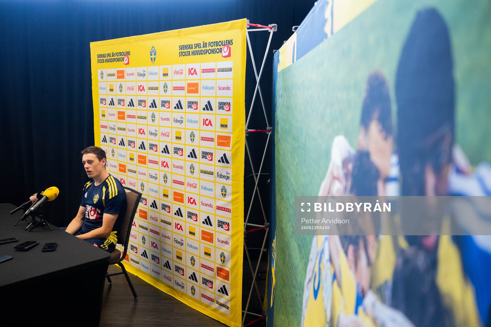 Elliot Stroud of the Swedish men's national football team