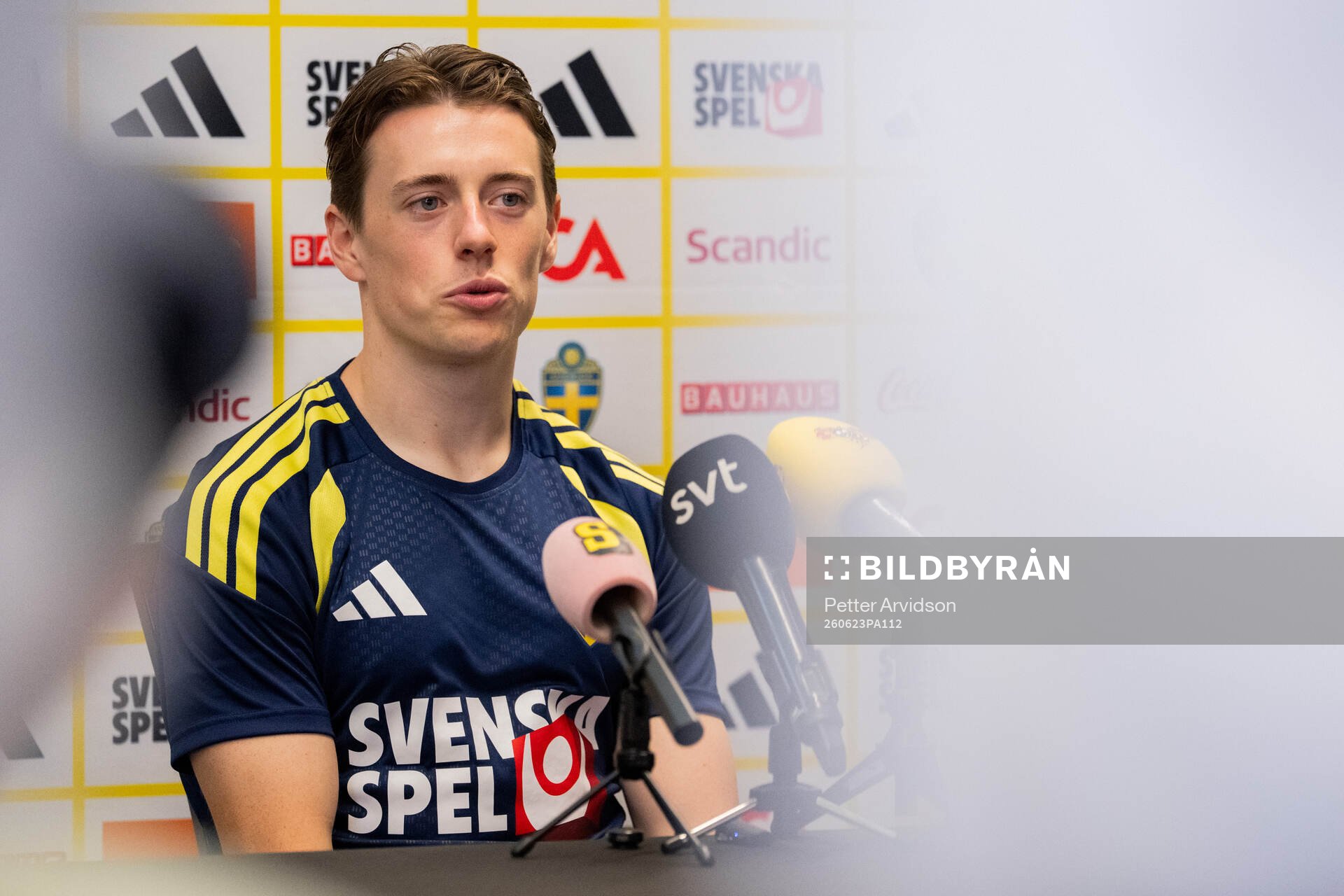 Elliot Stroud of the Swedish men's national football team