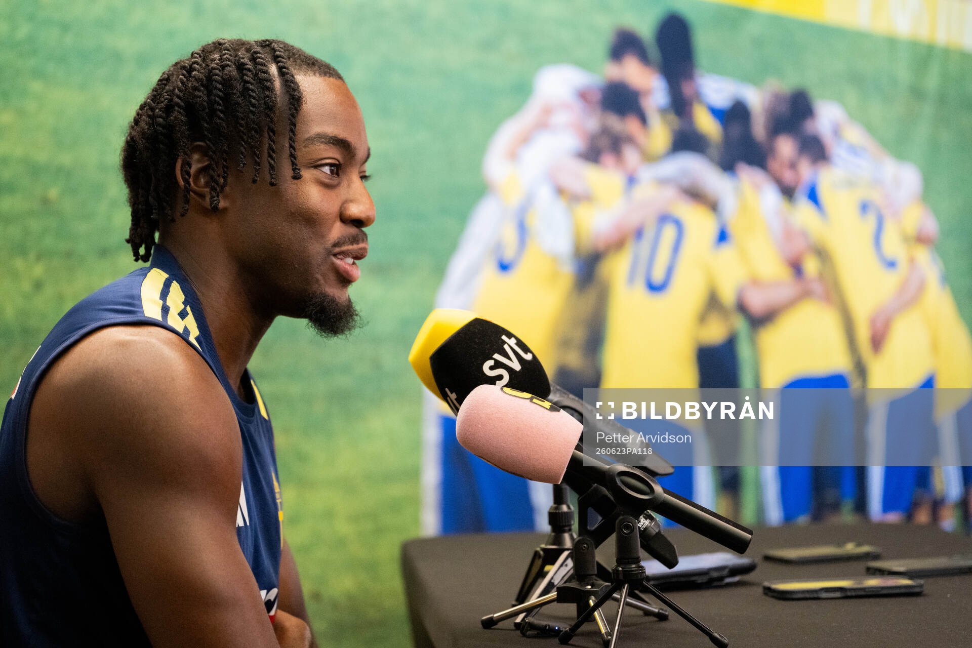 Anthony Elanga of the Swedish men's national football team
