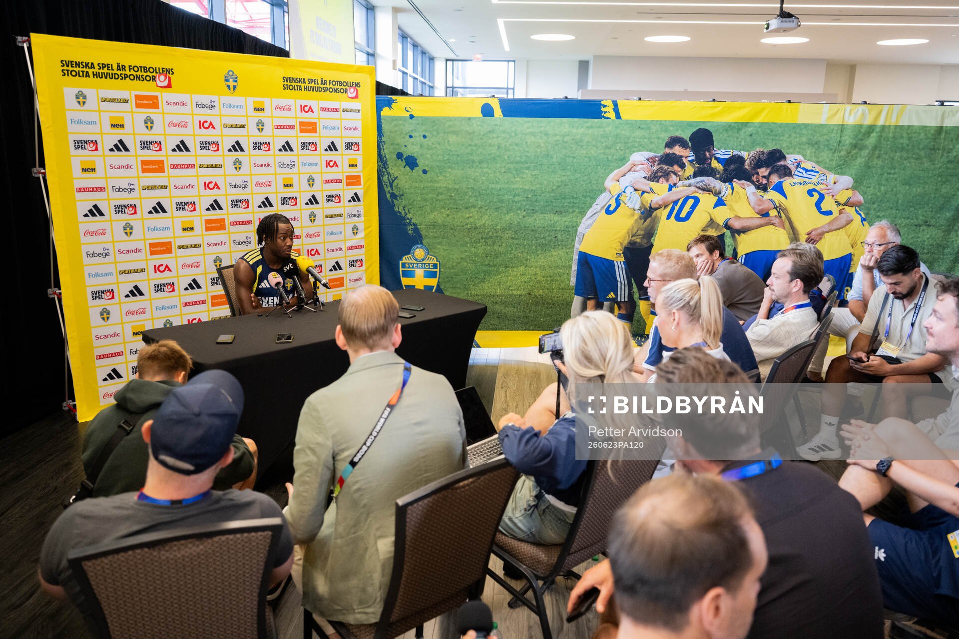 Anthony Elanga of the Swedish men's national football team