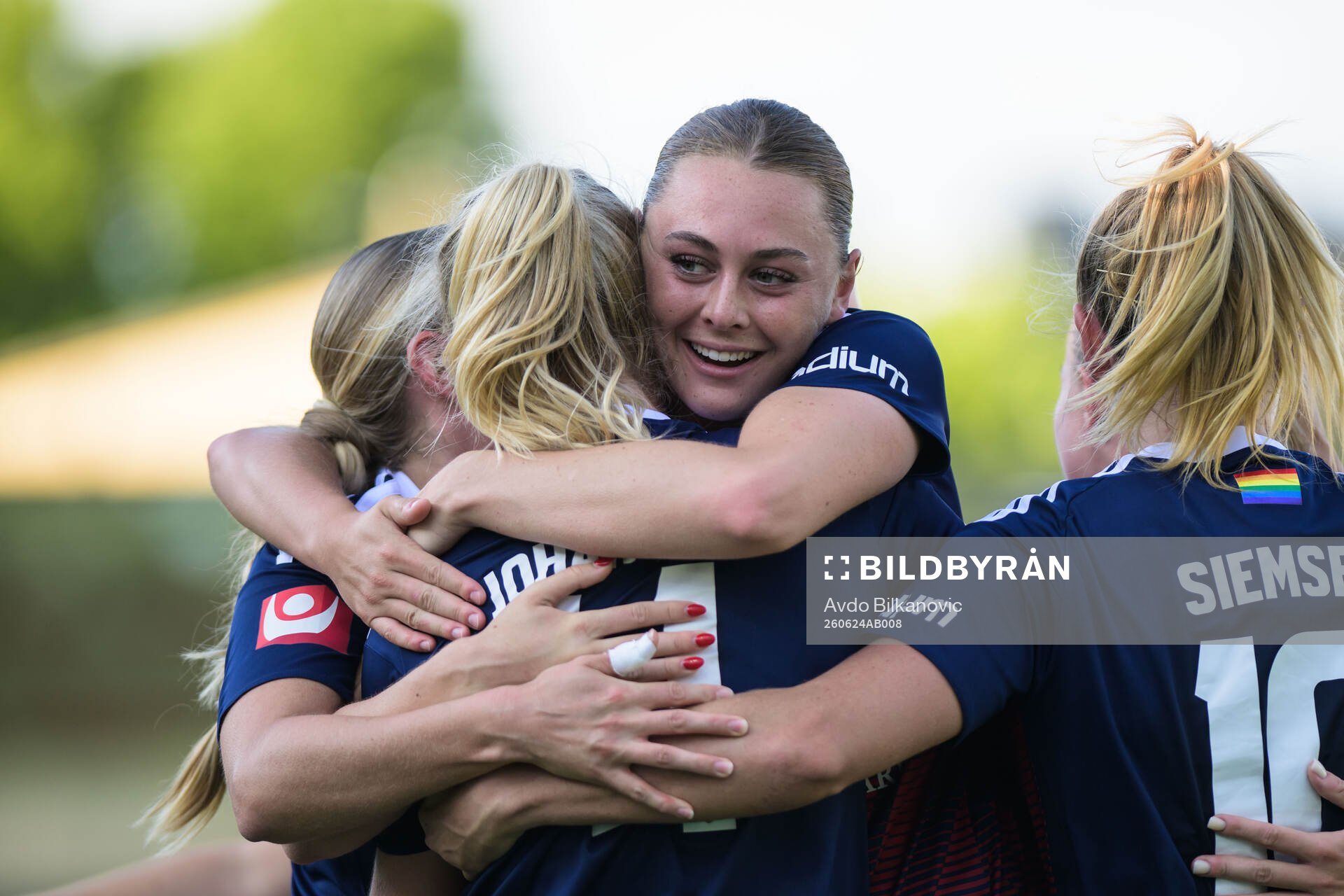 Rosengårds Molly Johansson jublar