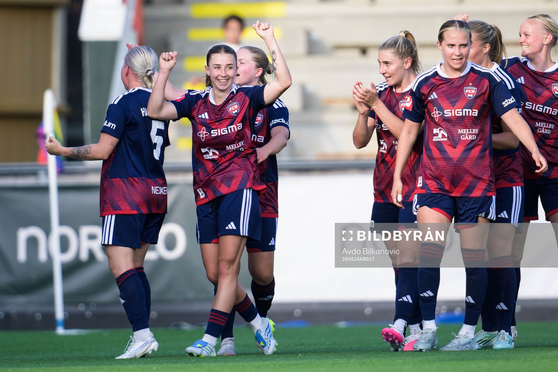Rosengårds Anastasiya Pabiahaila jublar