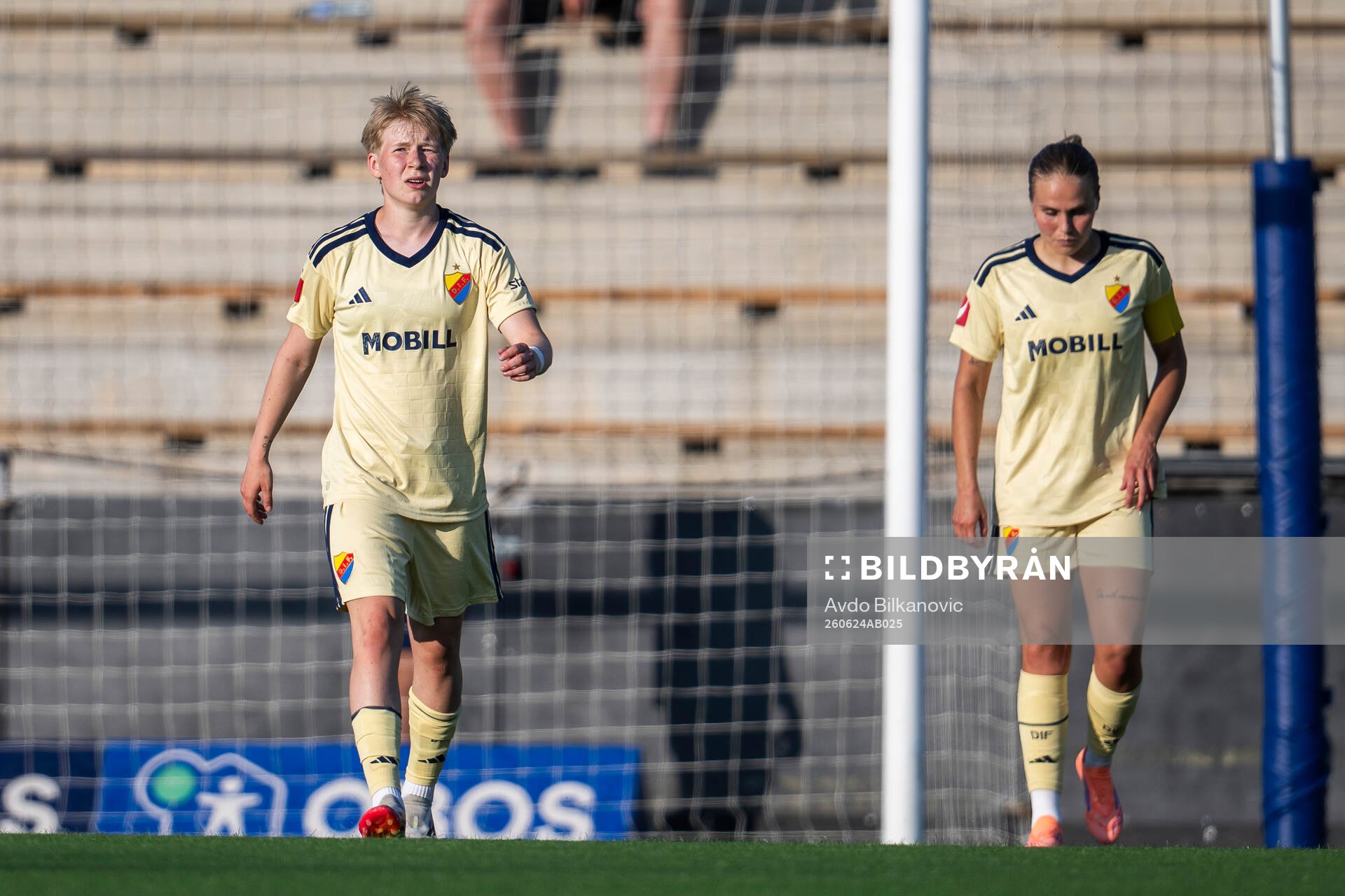 Djurgårdens Olivia Ulenius deppar