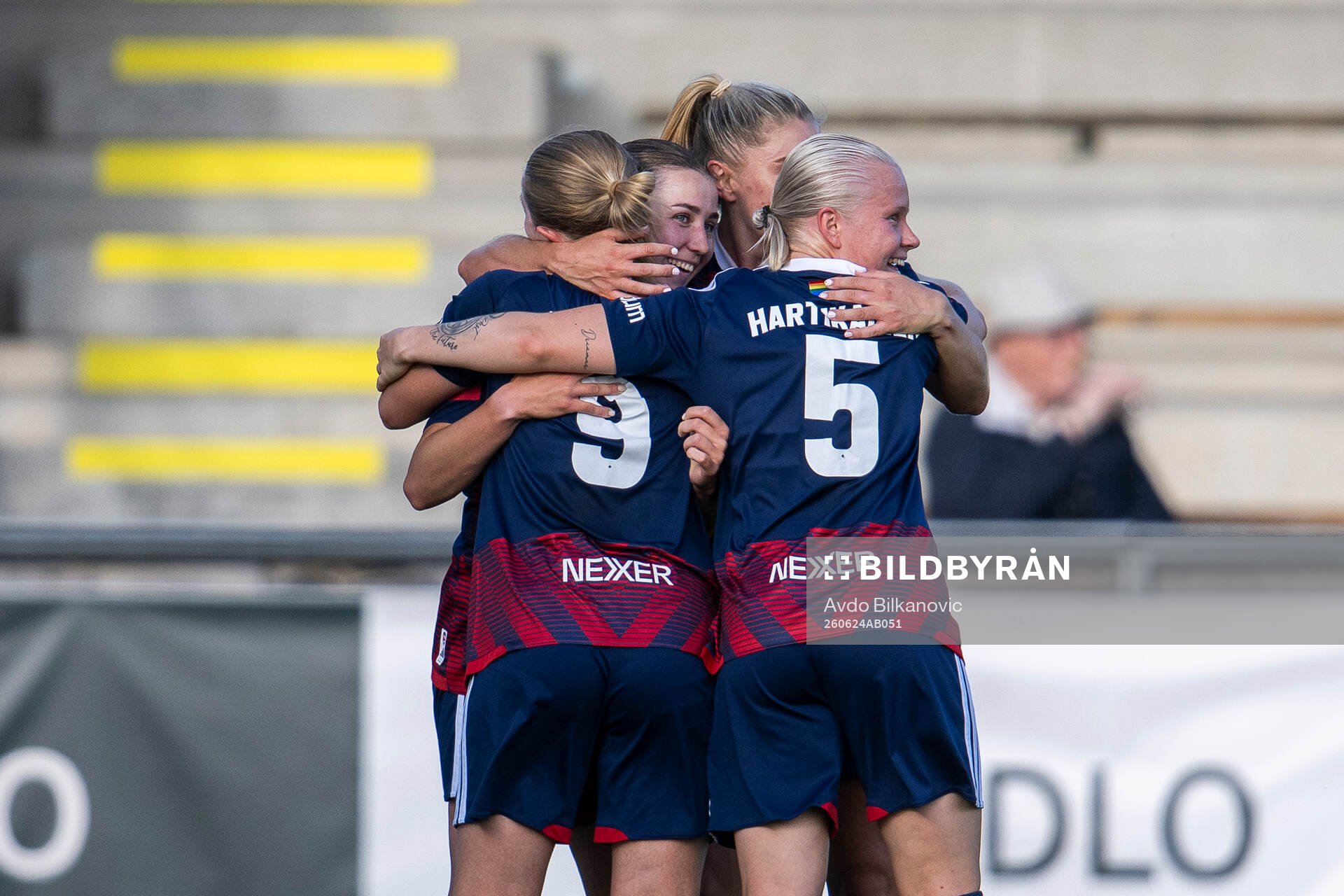 Rosengårds Anastasiya Pabiahaila jublar