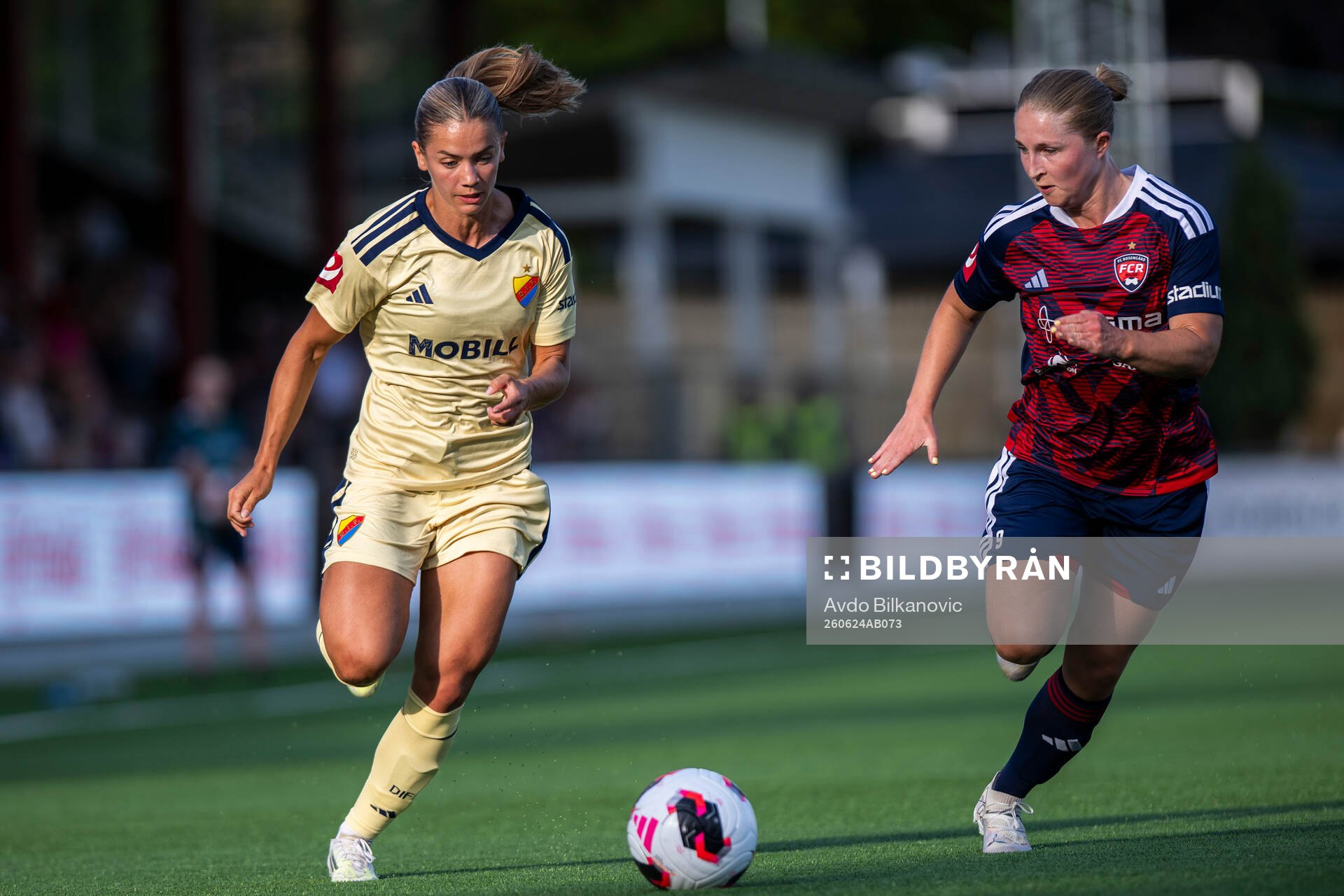 Rosengårds Hanna Andersson och Djurgårdens Johanna Renmark