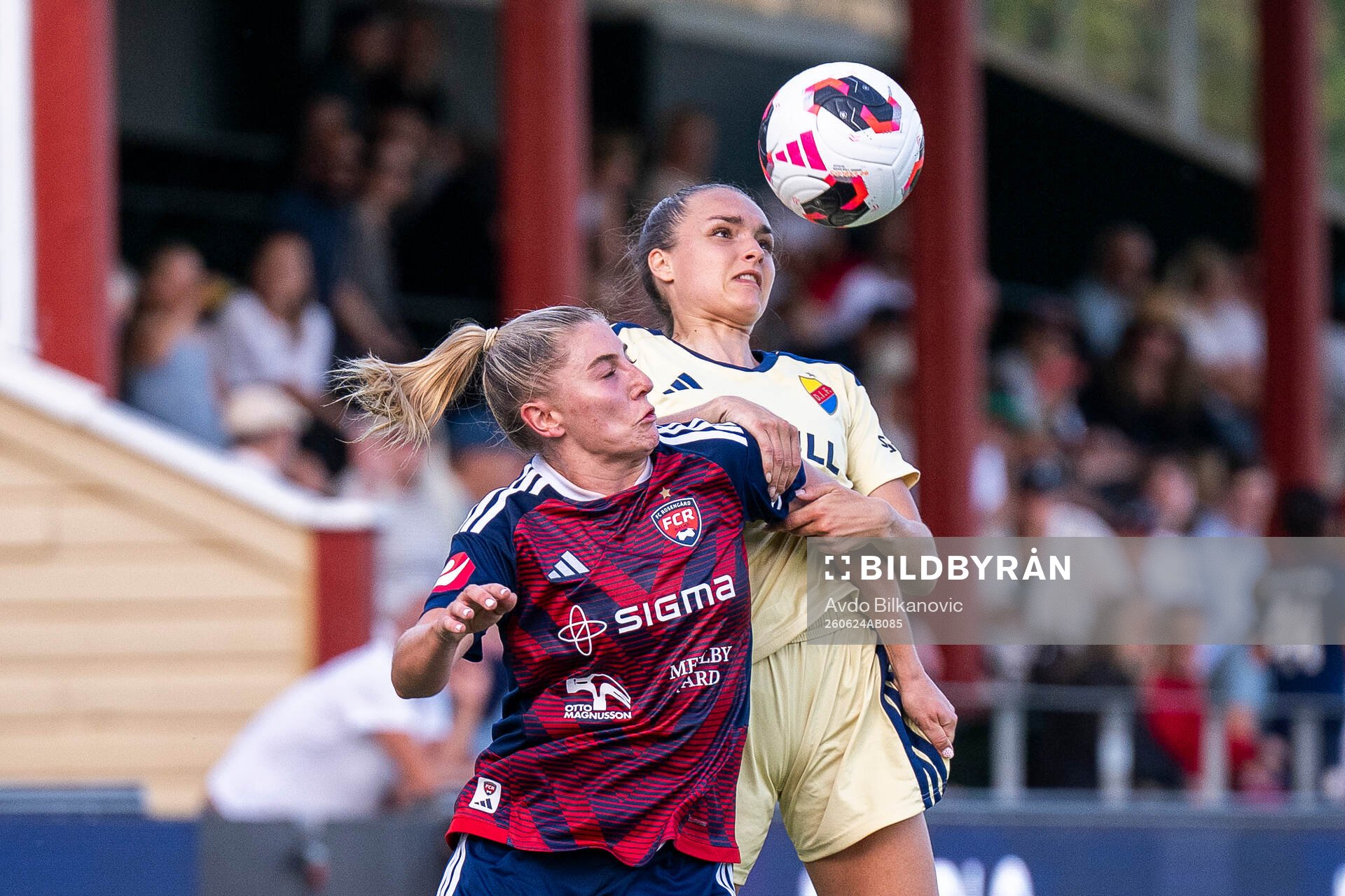 Rosengårds Remy Siemsen och Djurgårdens Selma Larsen