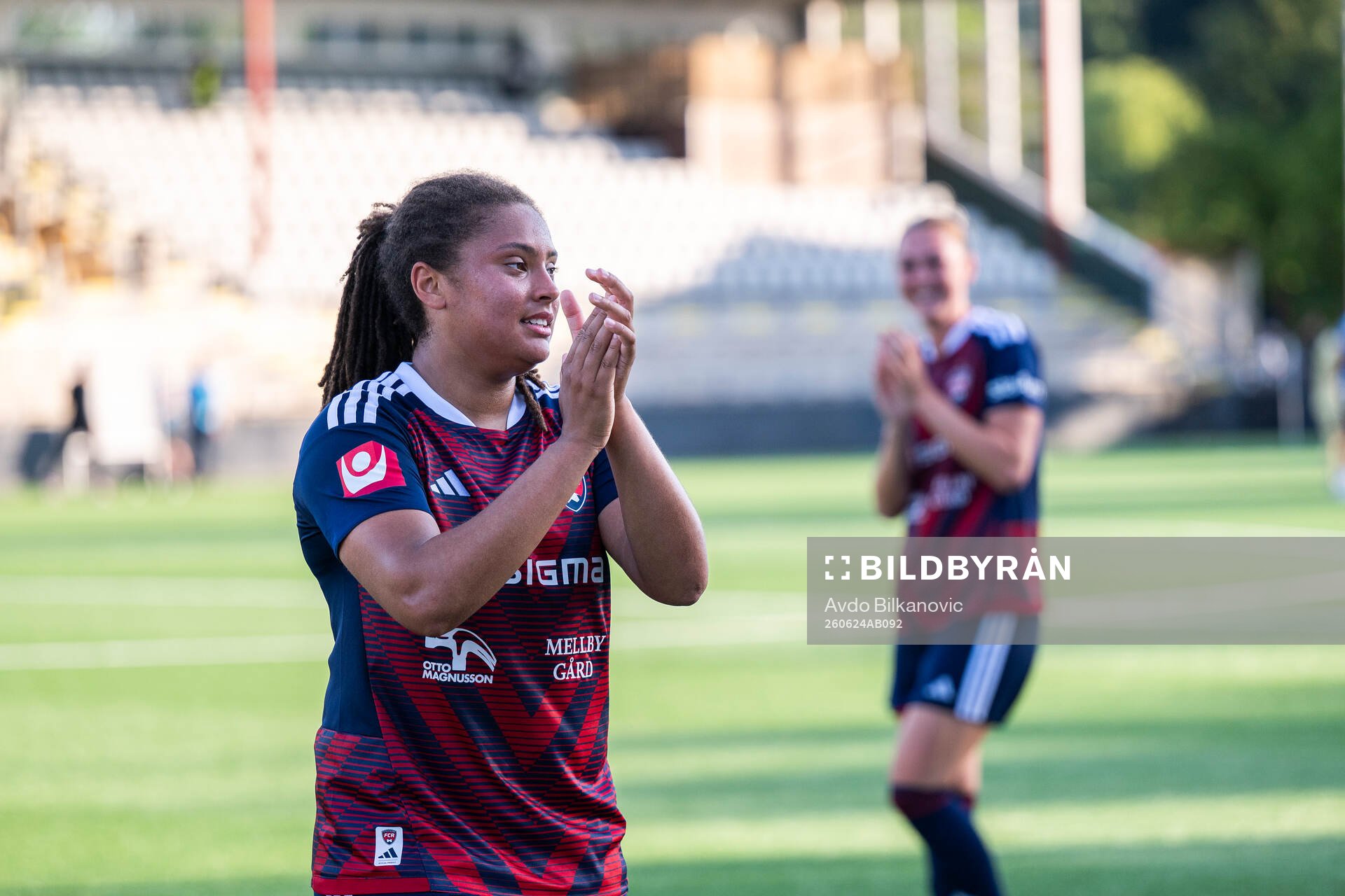 Rosengårds Jo-Anne Agbor Tataw Cronquist jublar
