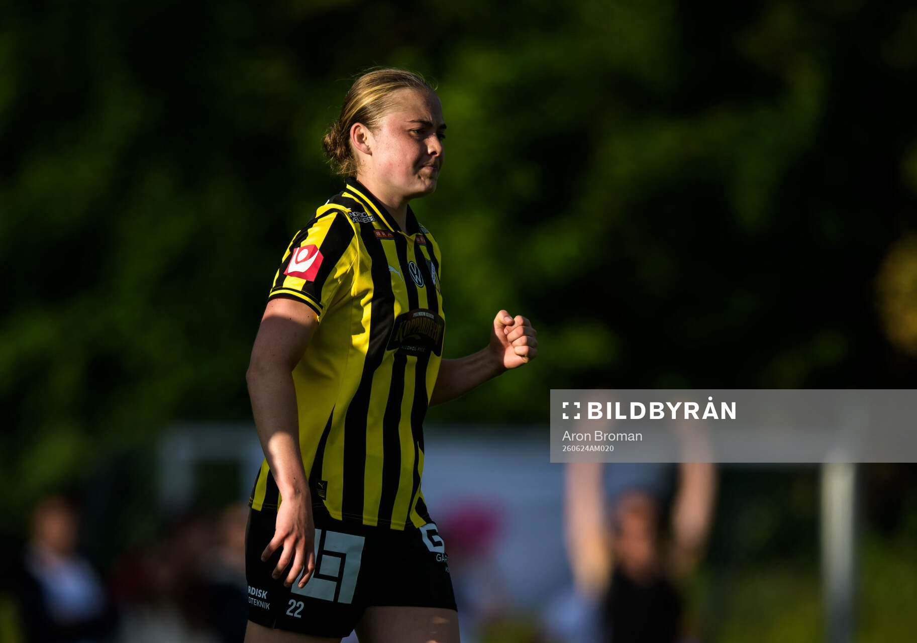 Häckens Paulina Nyström jublar