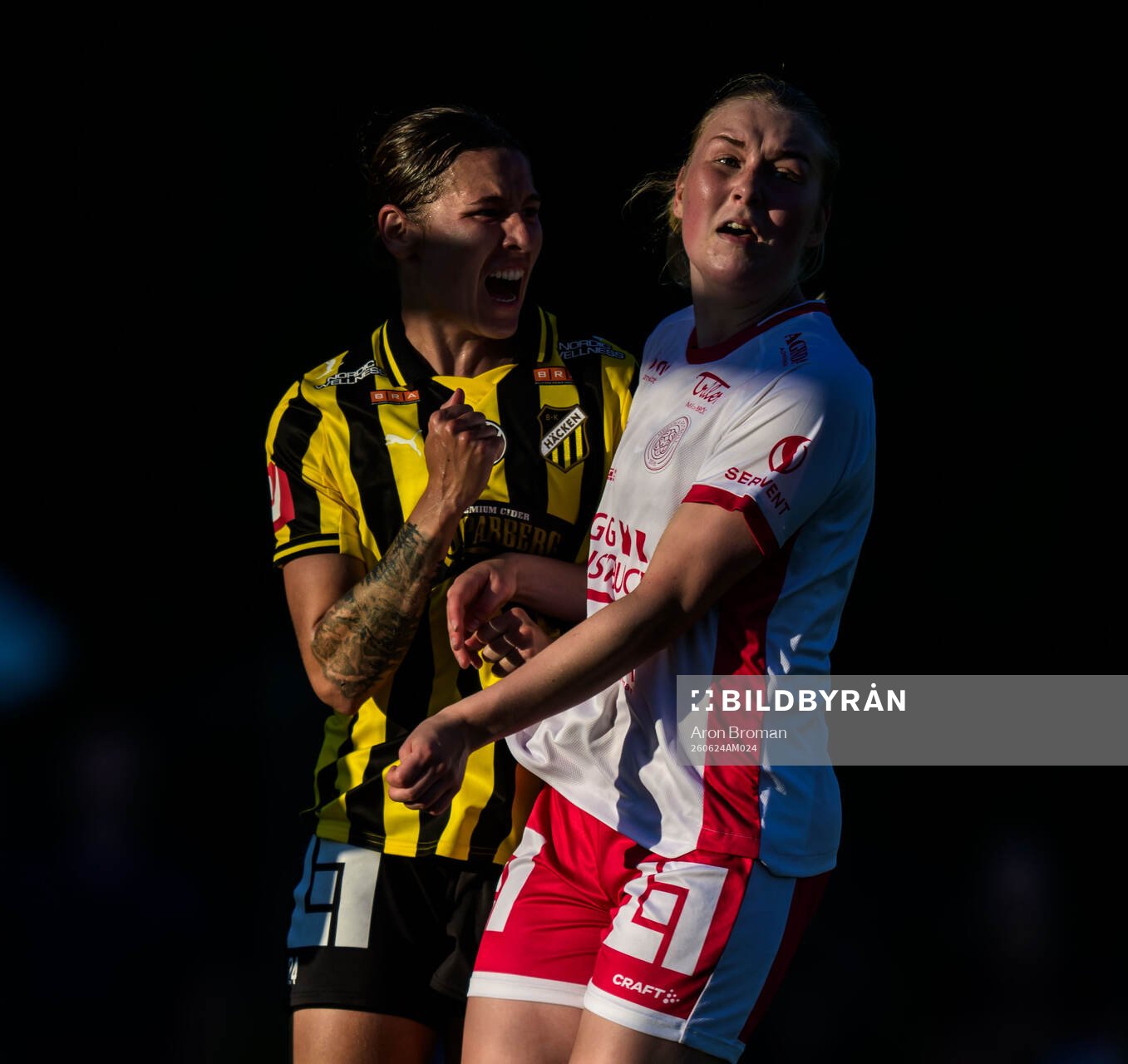 Häckens Tabitha Michelle Tindell jublar