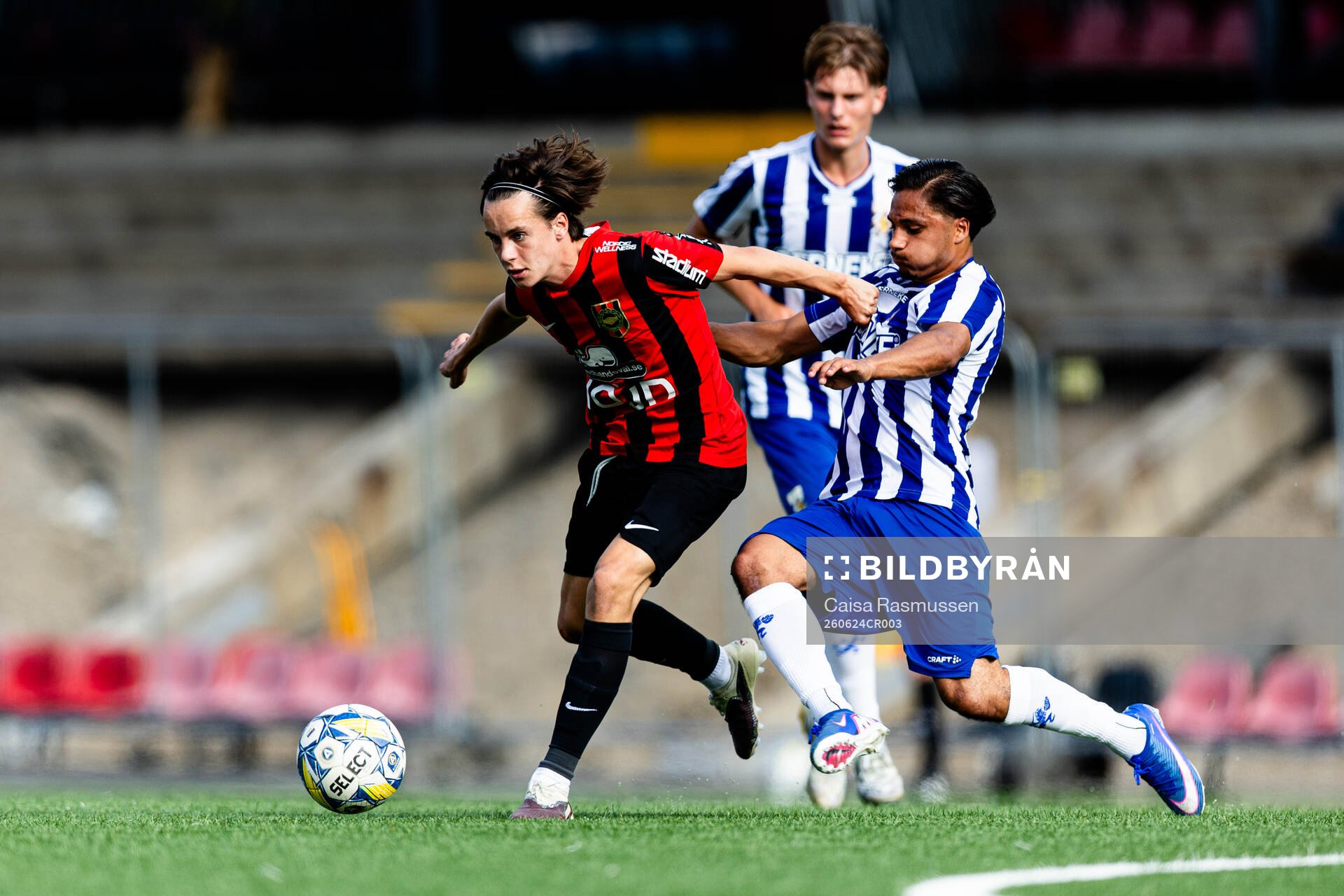 Brommapojkarnas Wilton Granberg och IFK Göteborgs Lowe