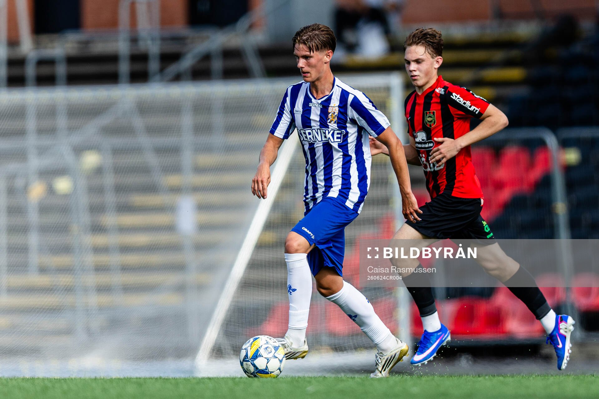 IFK Göteborgs Liam Carlsson och Brommapojkarnas Iacovos
