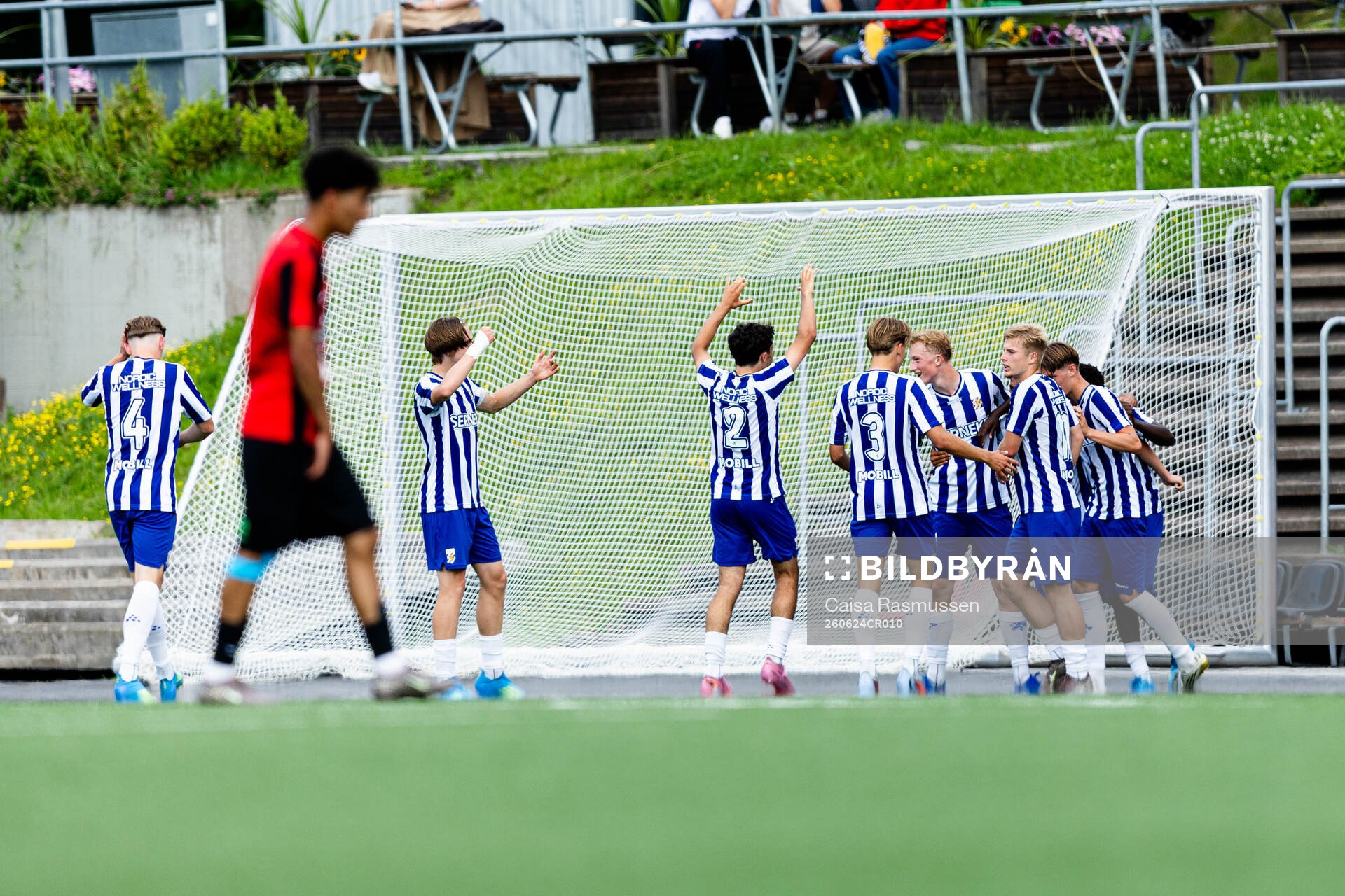 IFK Göteborgs spelare jublar