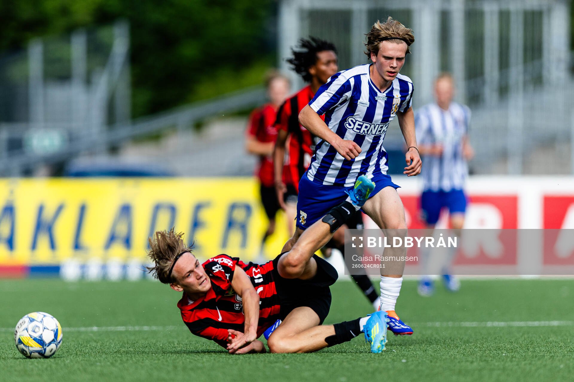 Brommapojkarnas William Johansson och IFK Göteborgs Frode