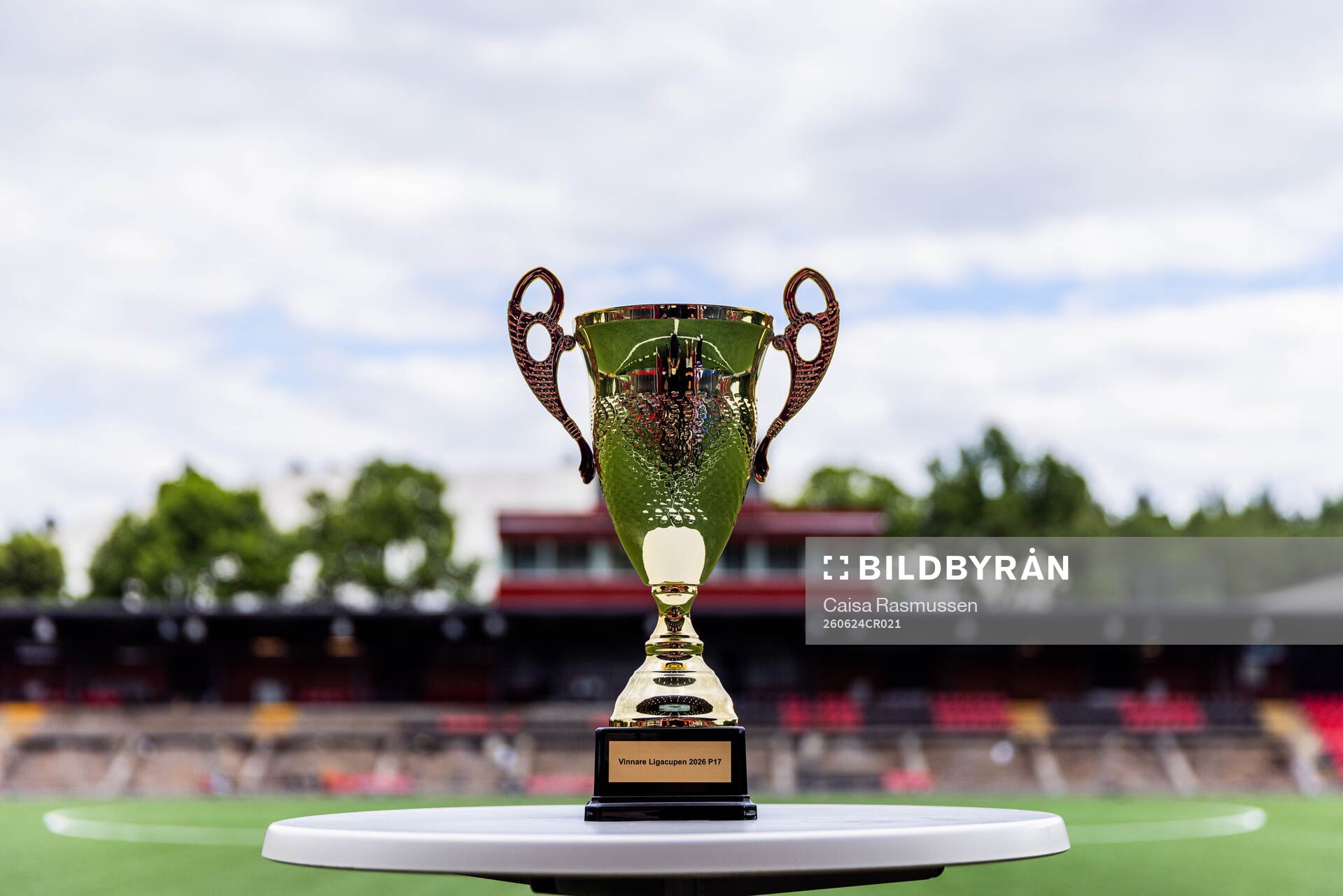 under finalen i ligacupen för P17 mellan Brommapojkarna