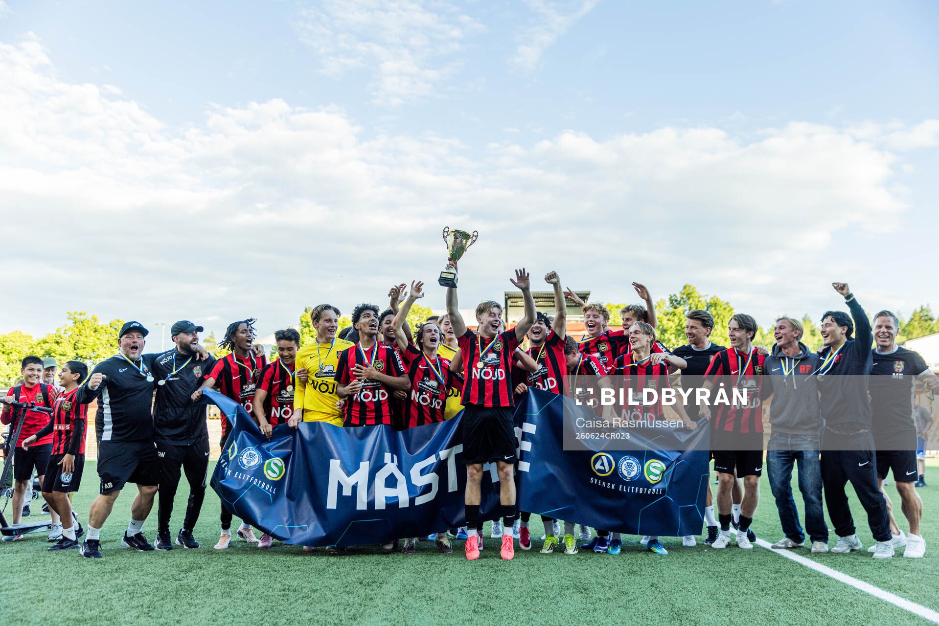 Brommapojkarna vinner finalen i ligacupen för P17 mellan
