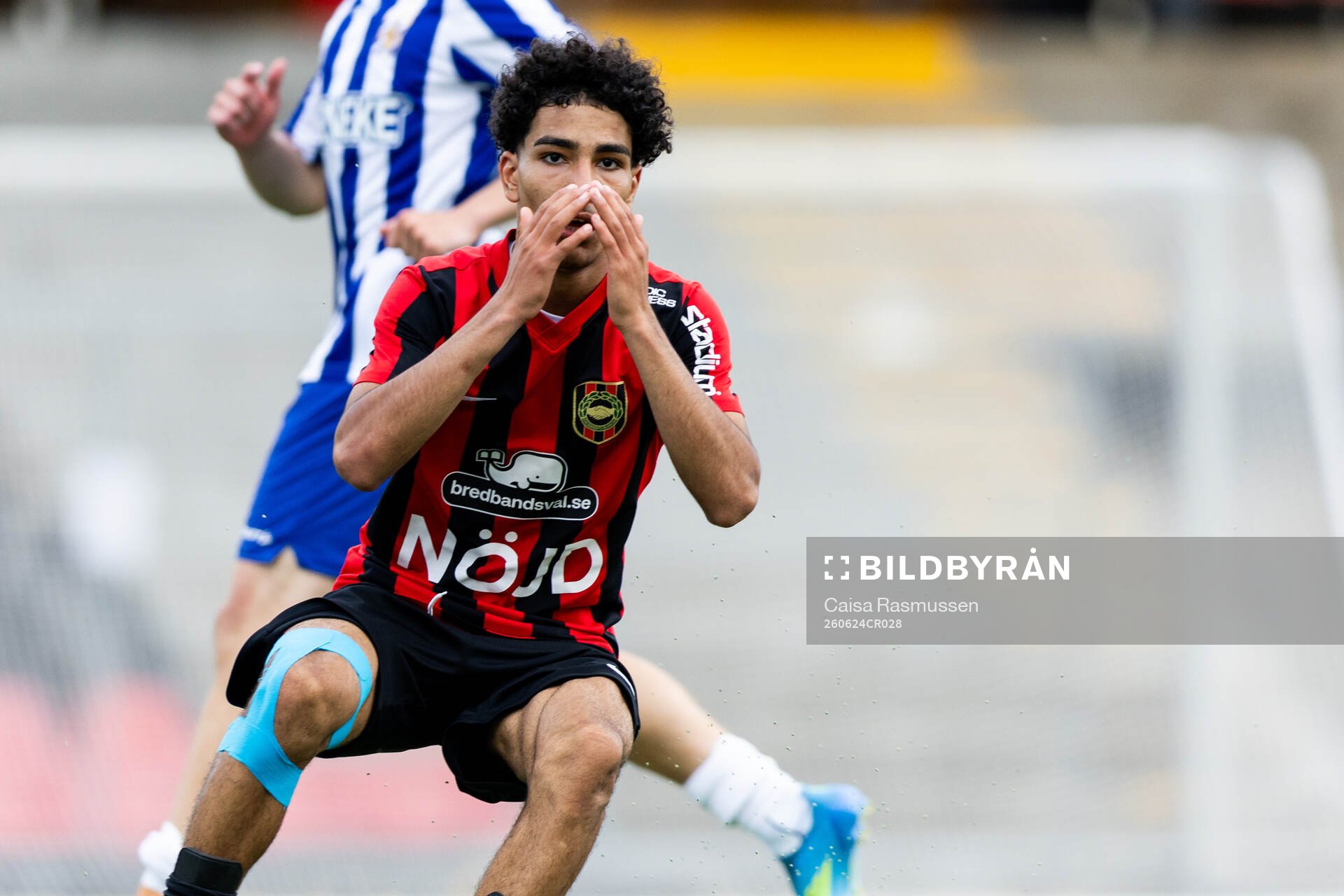 Brommapojkarnas Ahmed Albadri deppar