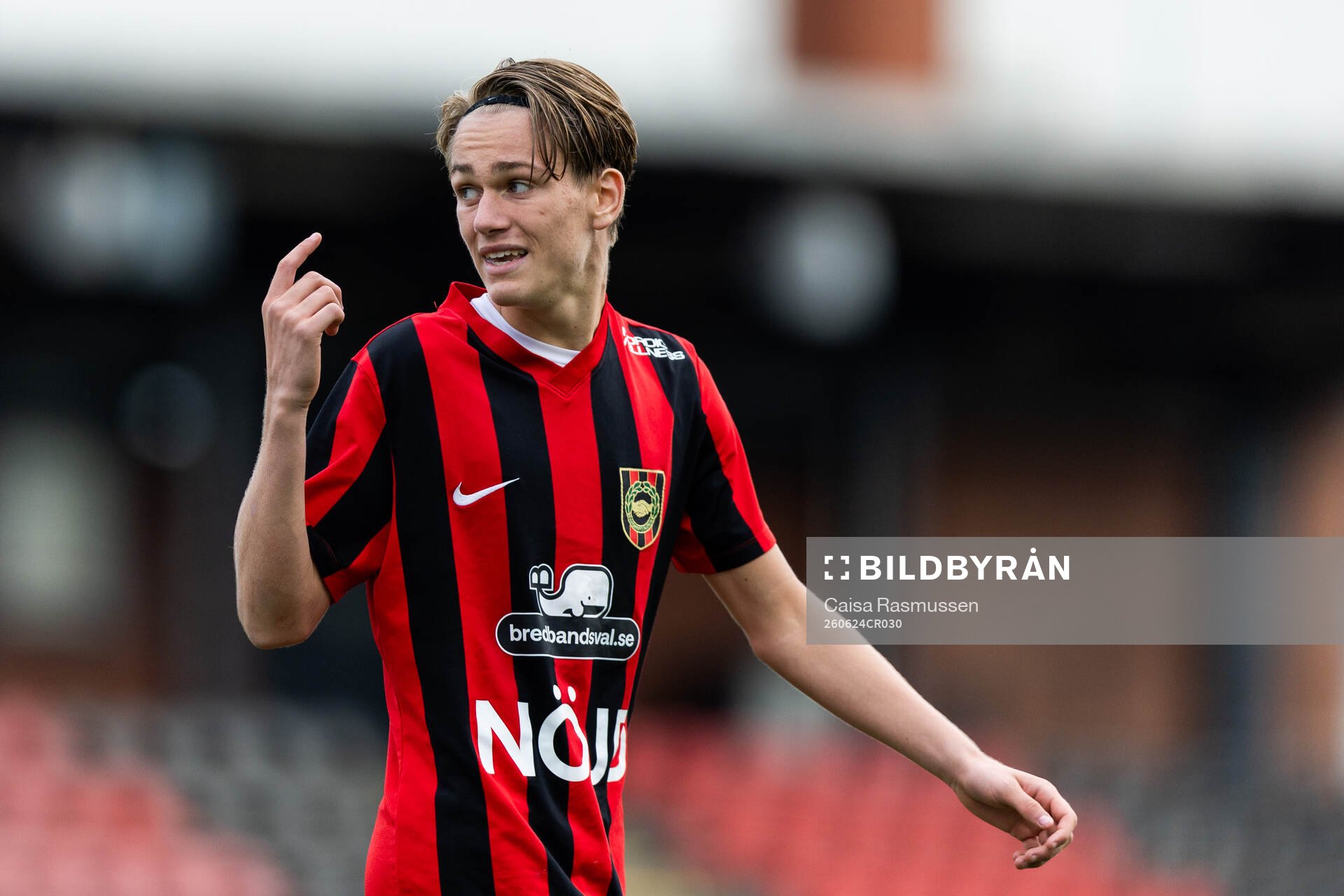 Brommapojkarnas William Johansson reagerar