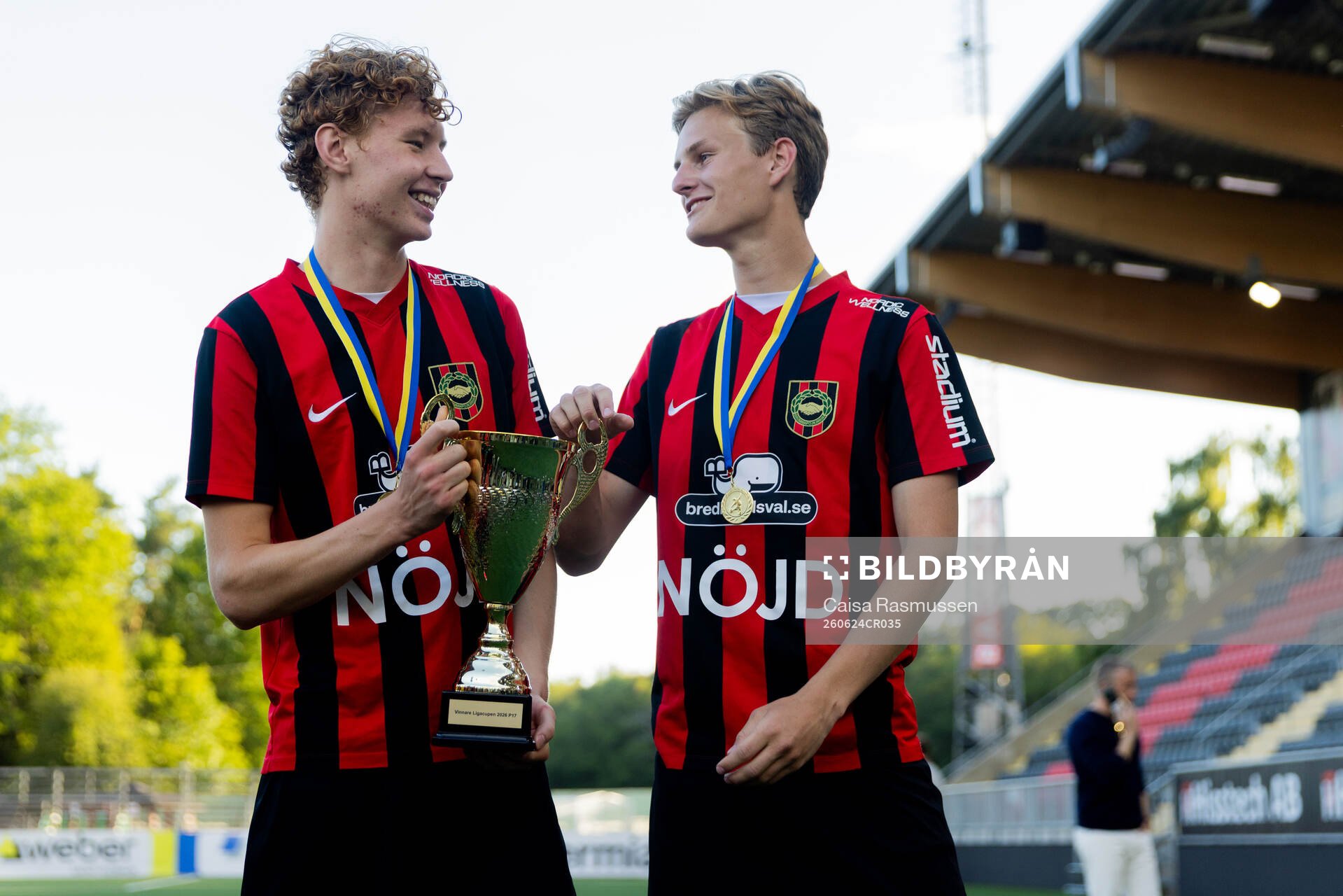 Brommapojkarnas Simon Helling och Adam Nissen