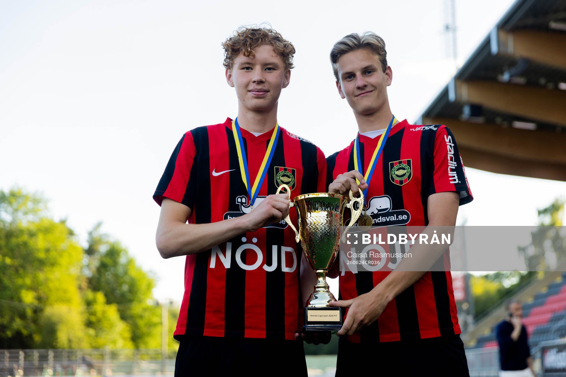 Brommapojkarnas Simon Helling och Adam Nissen