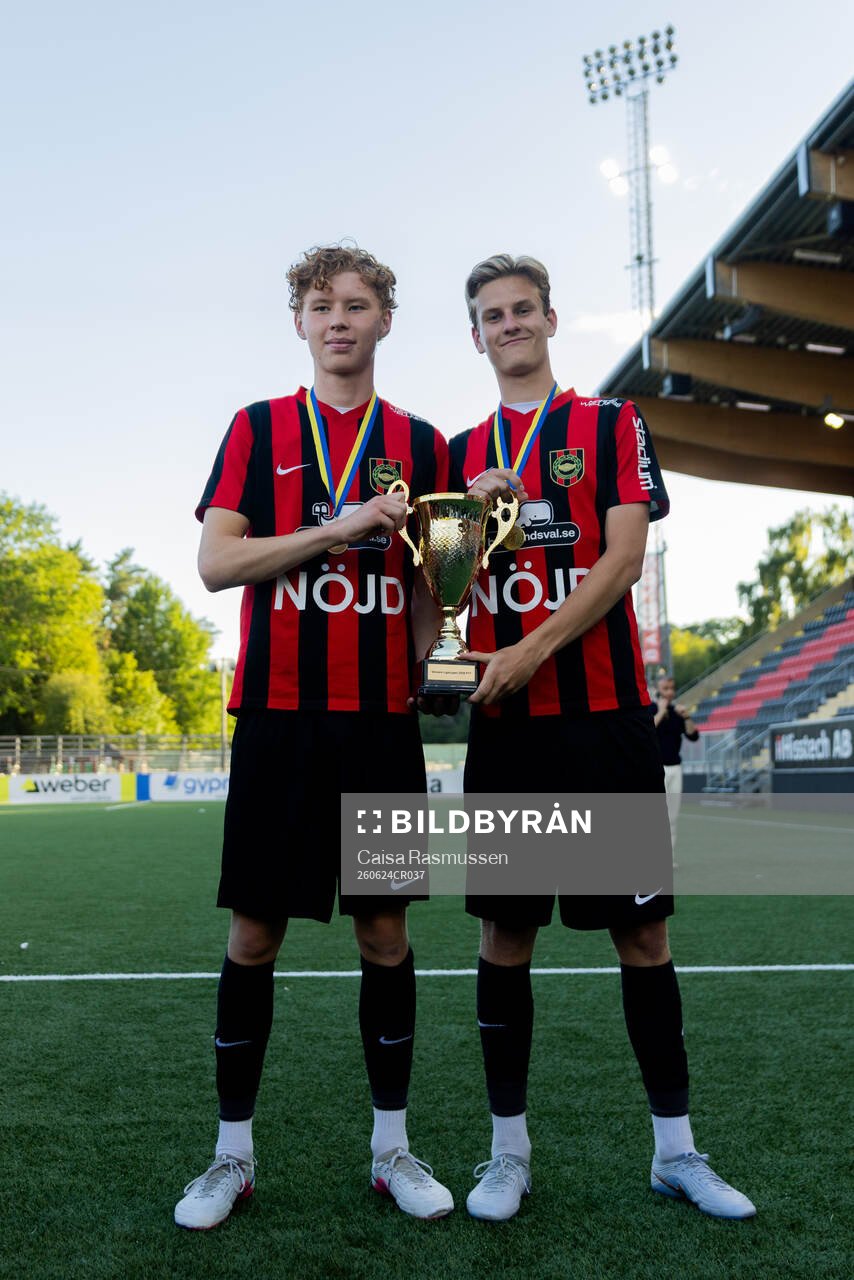Brommapojkarnas Simon Helling och Adam Nissen