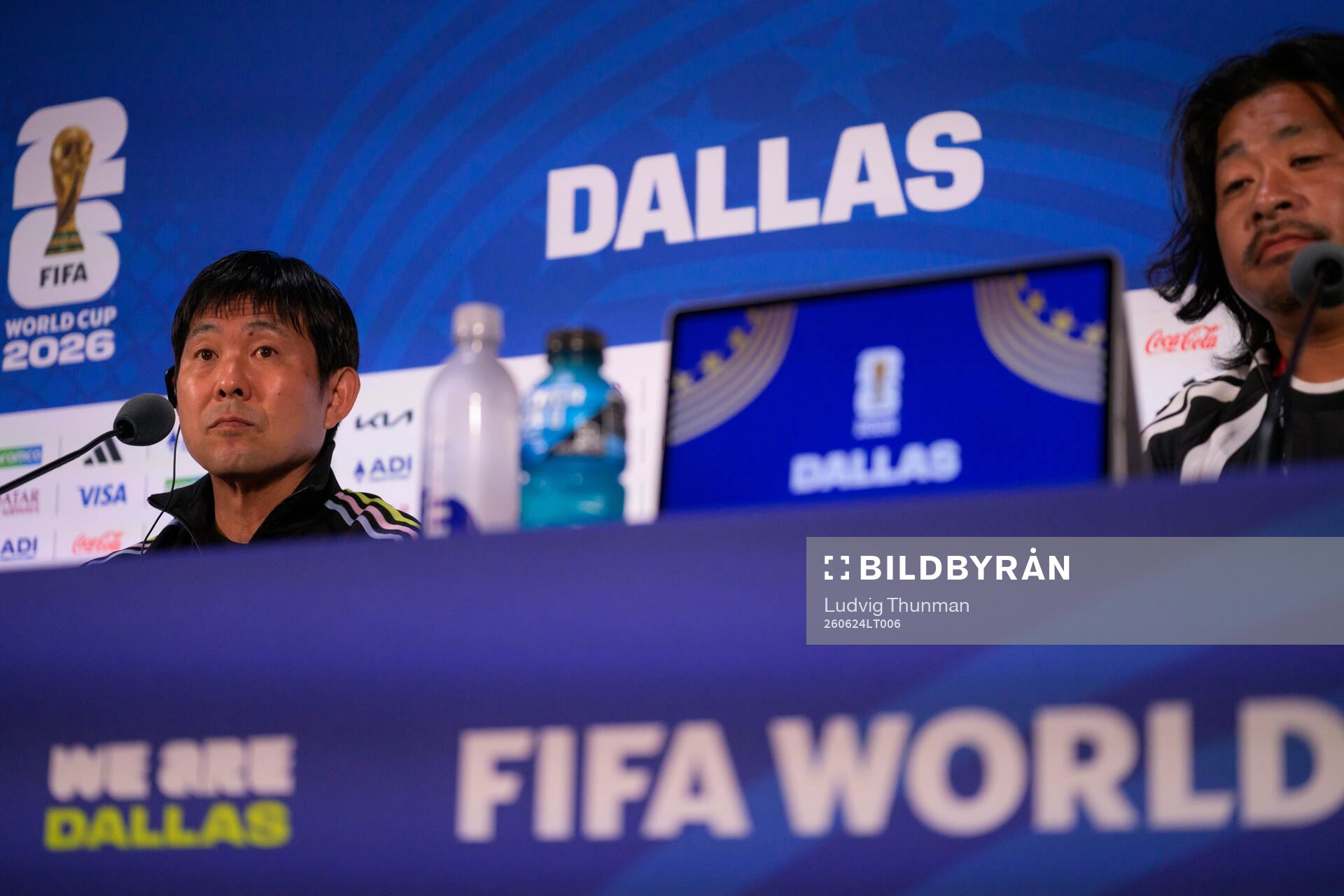 Head coach Hajime Moriyasu of the Japanese national