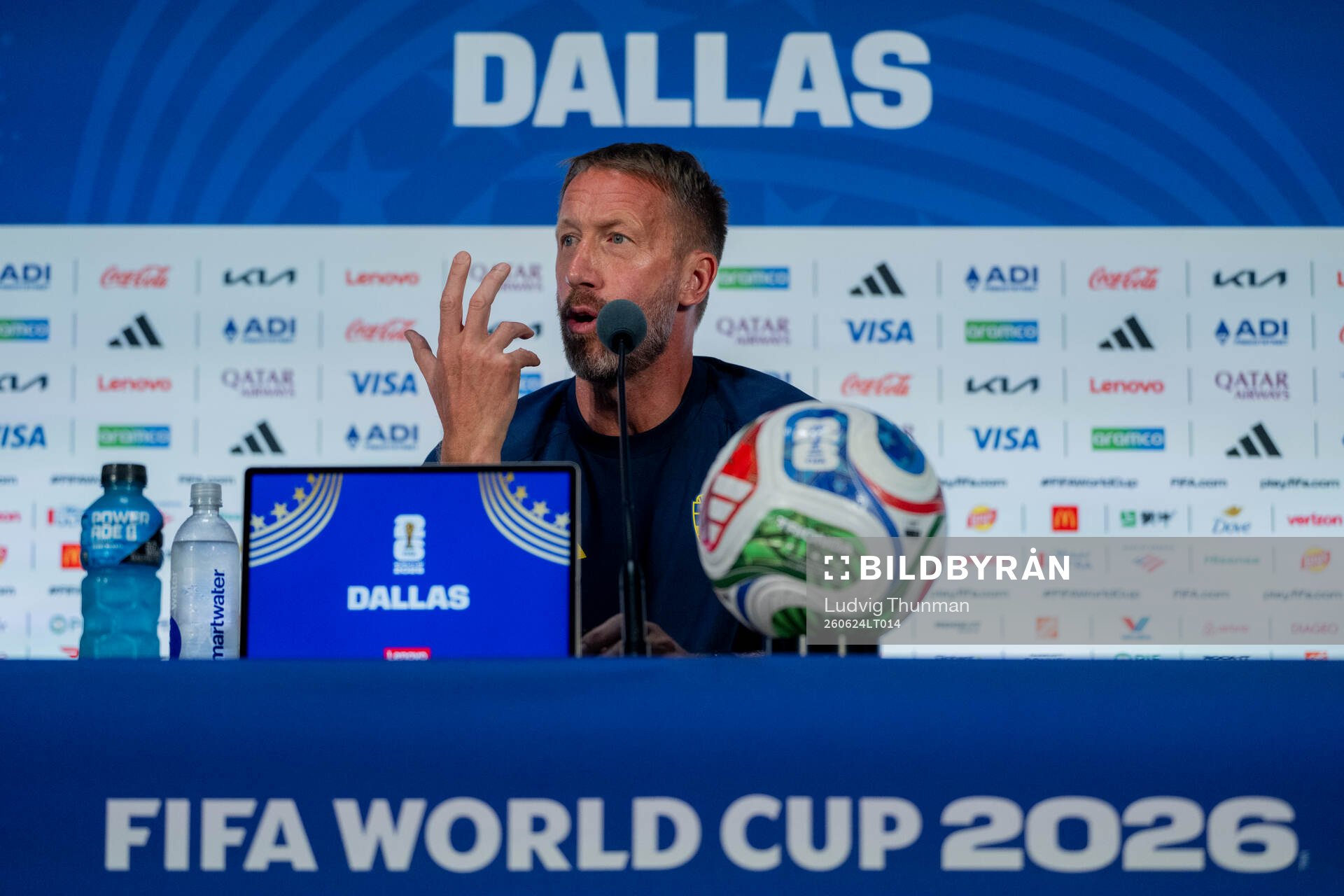 Head coach Graham Potter of the Swedish national football