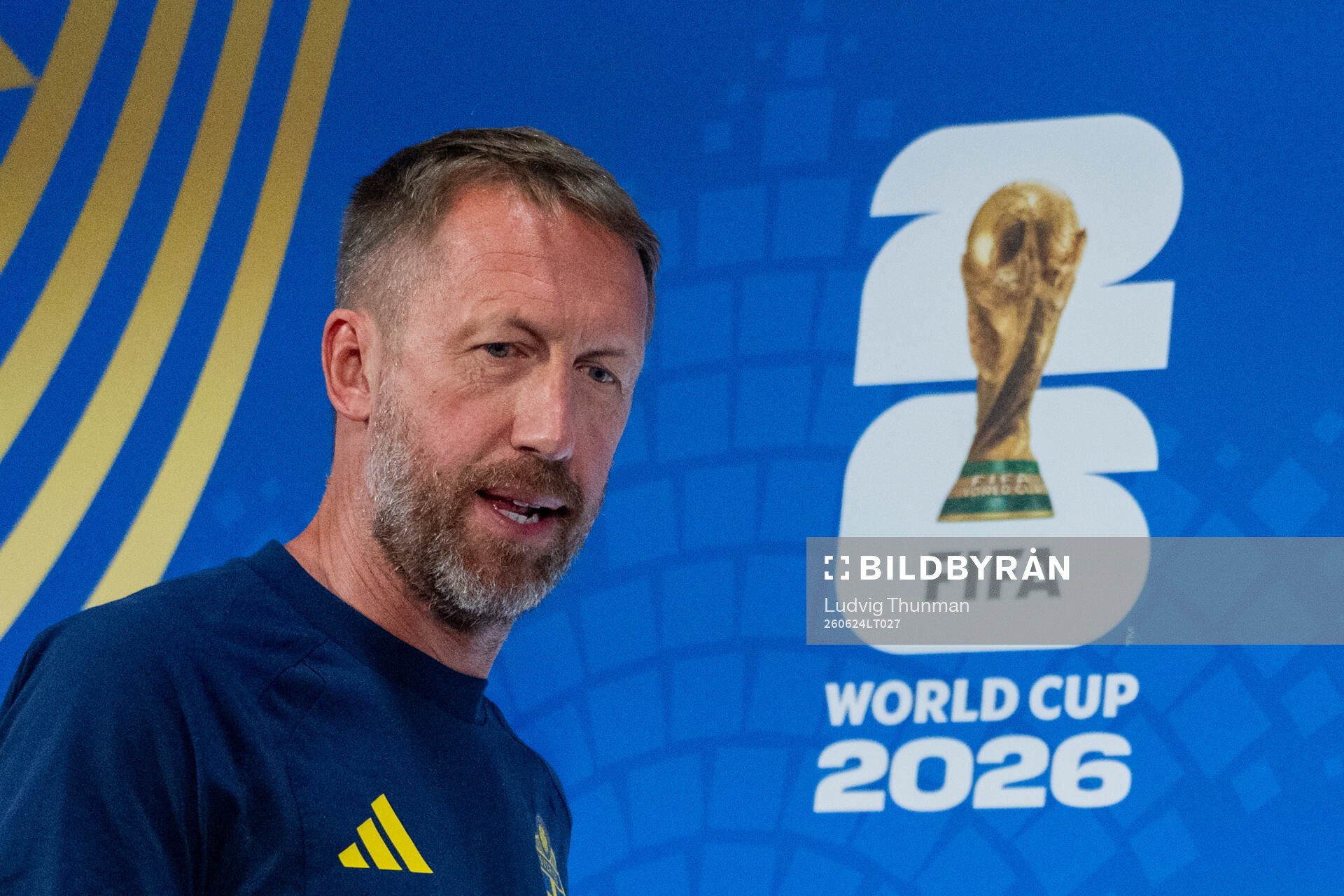 Head coach Graham Potter of the Swedish national football