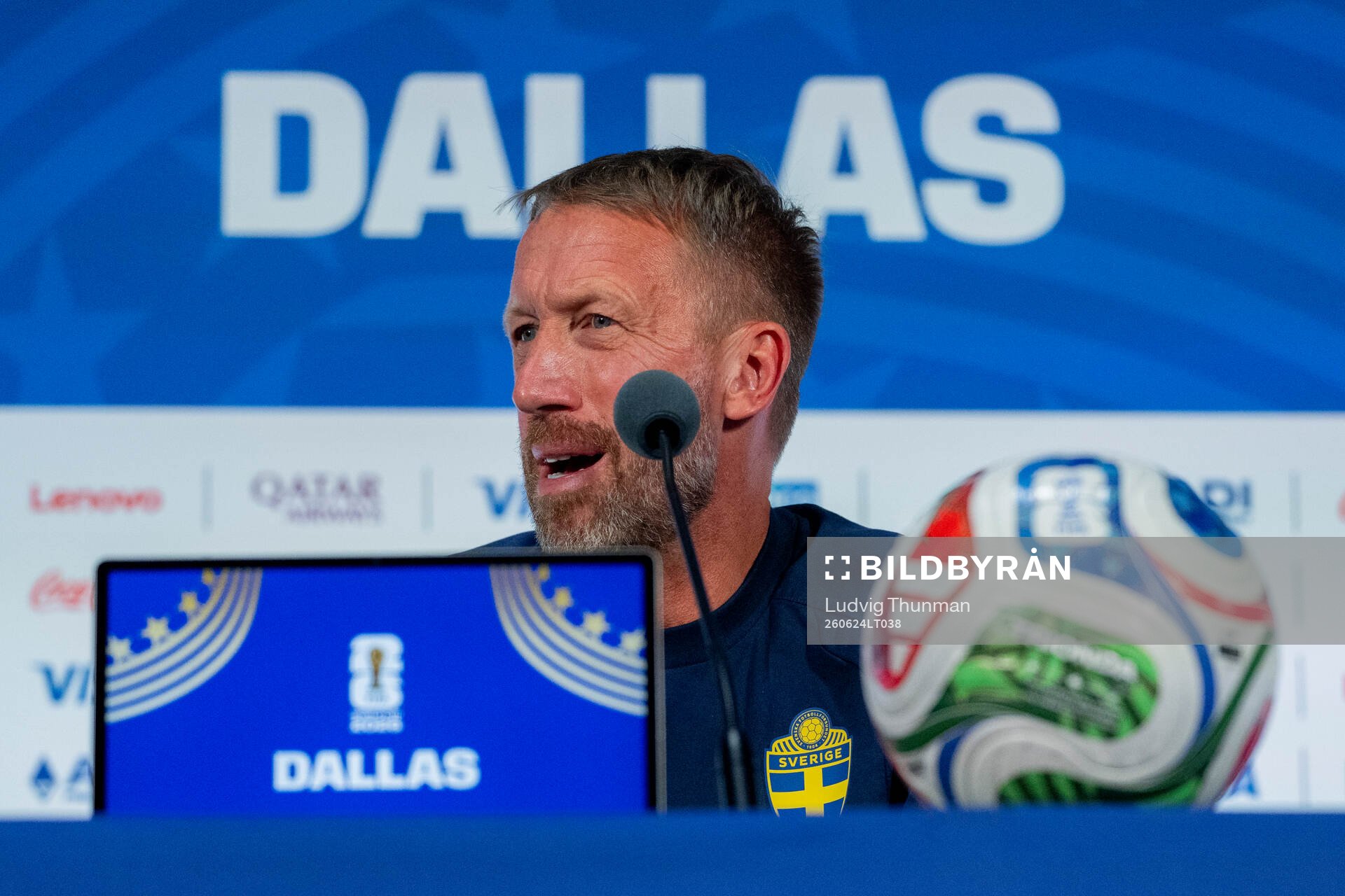 Head coach Graham Potter of the Swedish national football