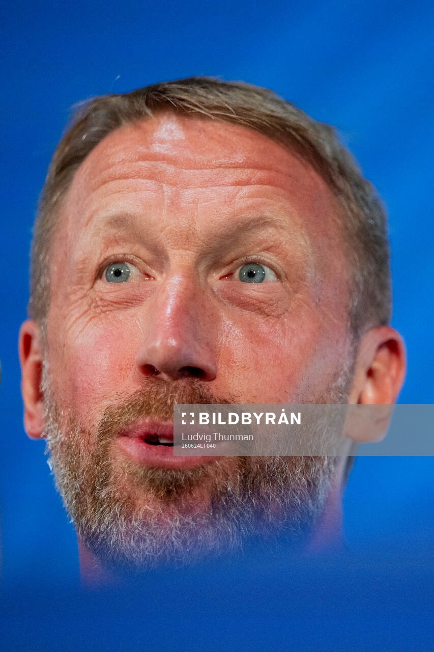 Head coach Graham Potter of the Swedish national football