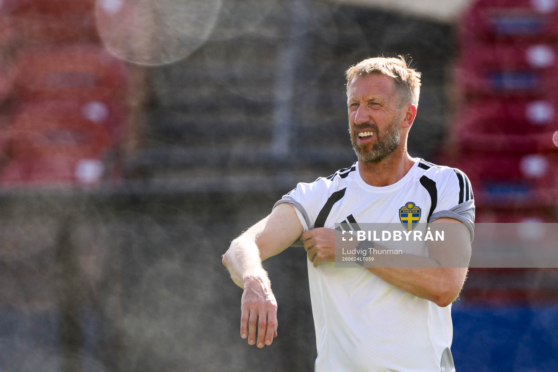 Head coach Graham Potter of the Swedish national football