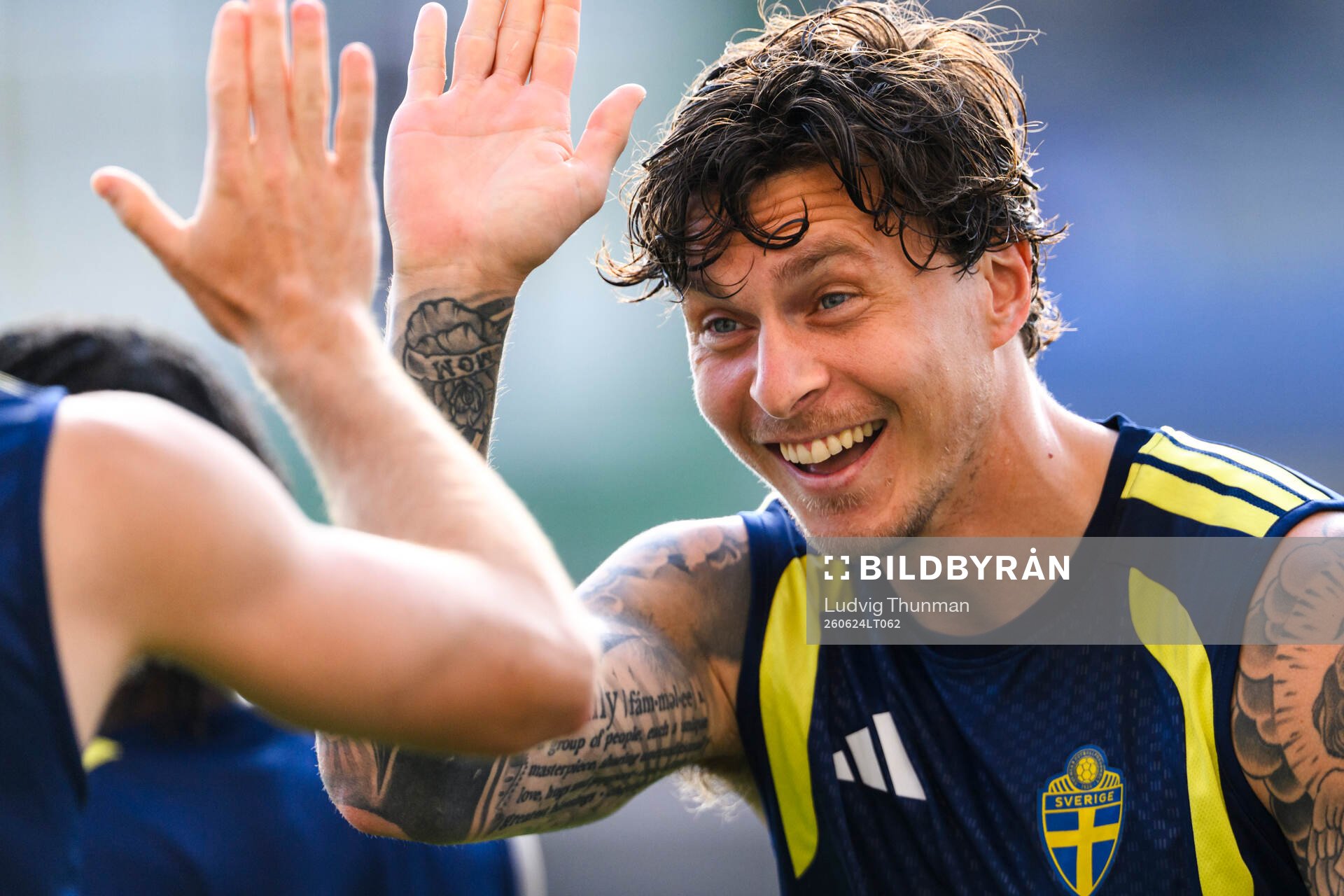 Victor Nilsson Lindelöf of the Swedish national football