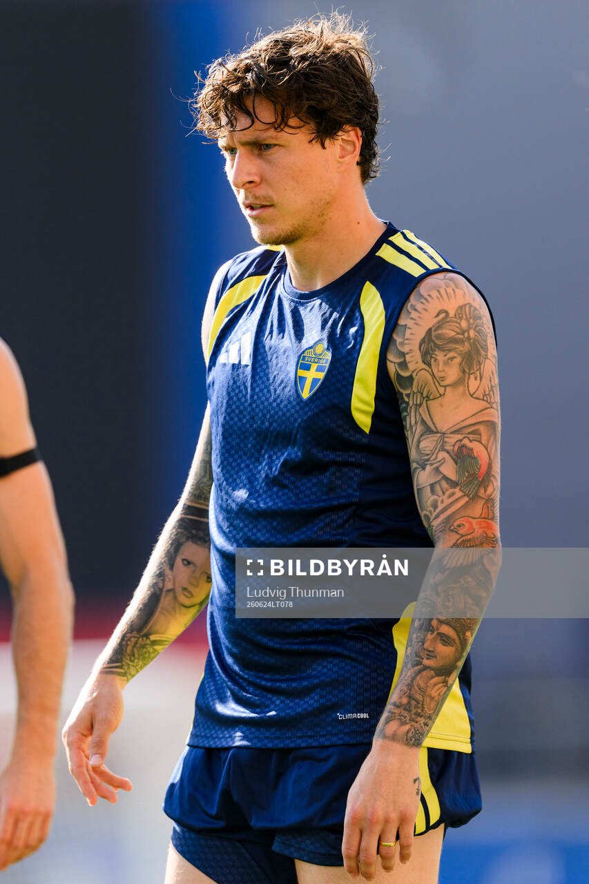 Victor Nilsson Lindelöf of the Swedish national football