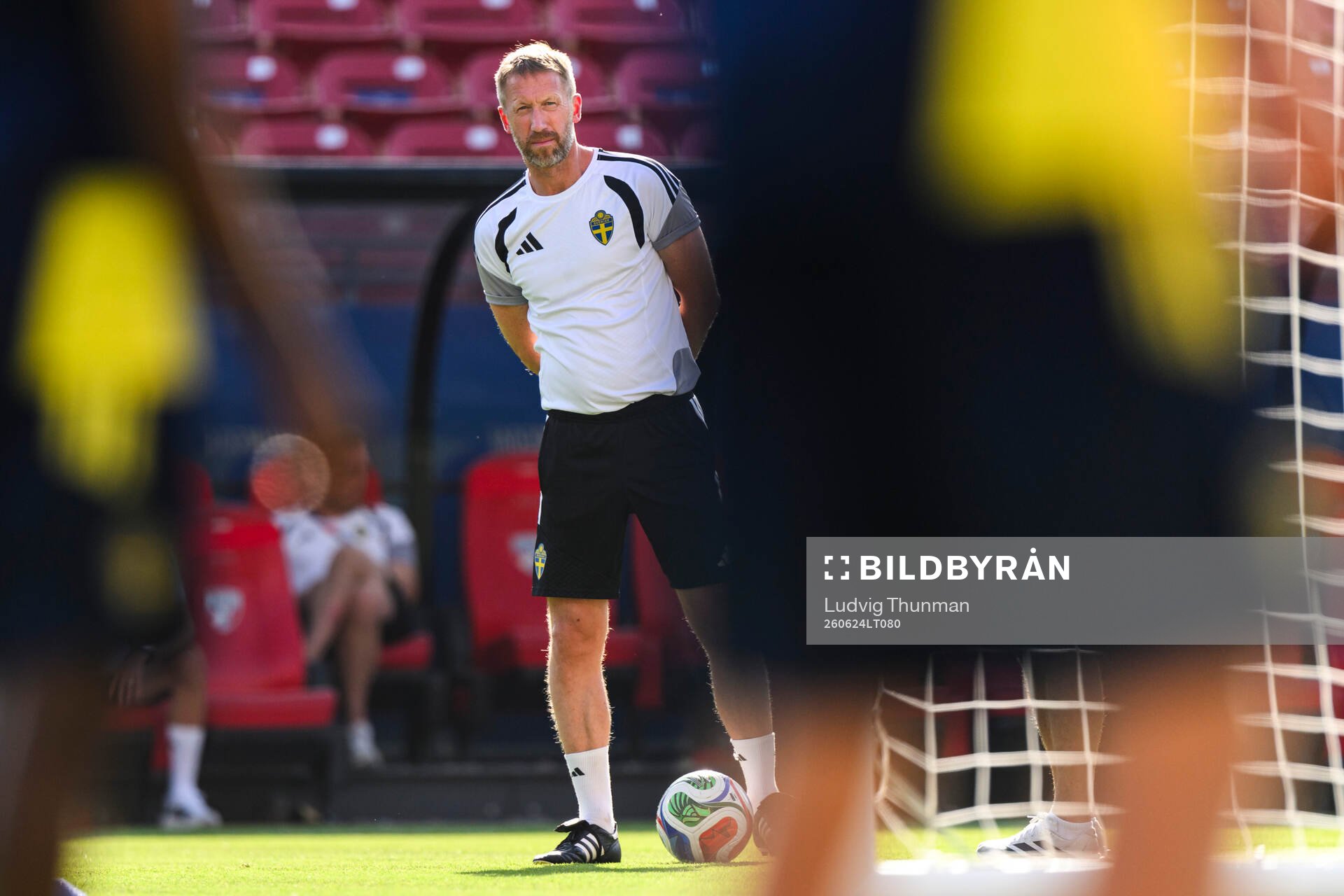 Head coach Graham Potter of Swedish national football team