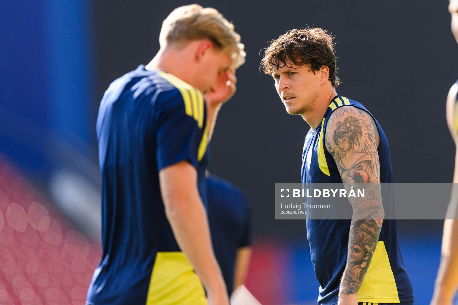 Victor Nilsson Lindelöf of the Swedish national football