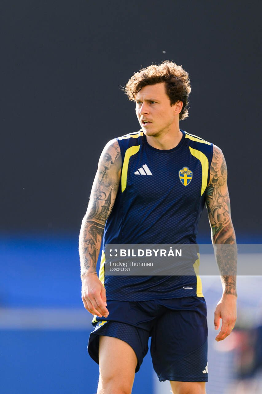 Victor Nilsson Lindelöf of the Swedish national football