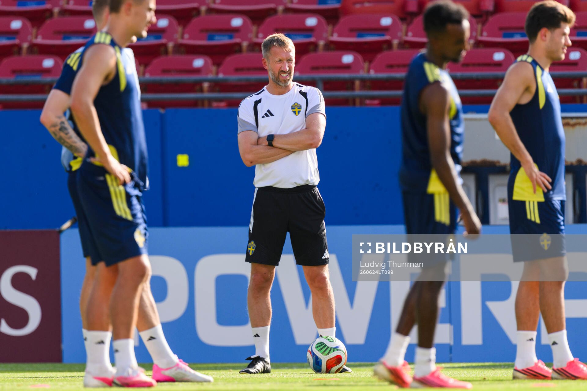 Head coach Graham Potter of the Swedish national football