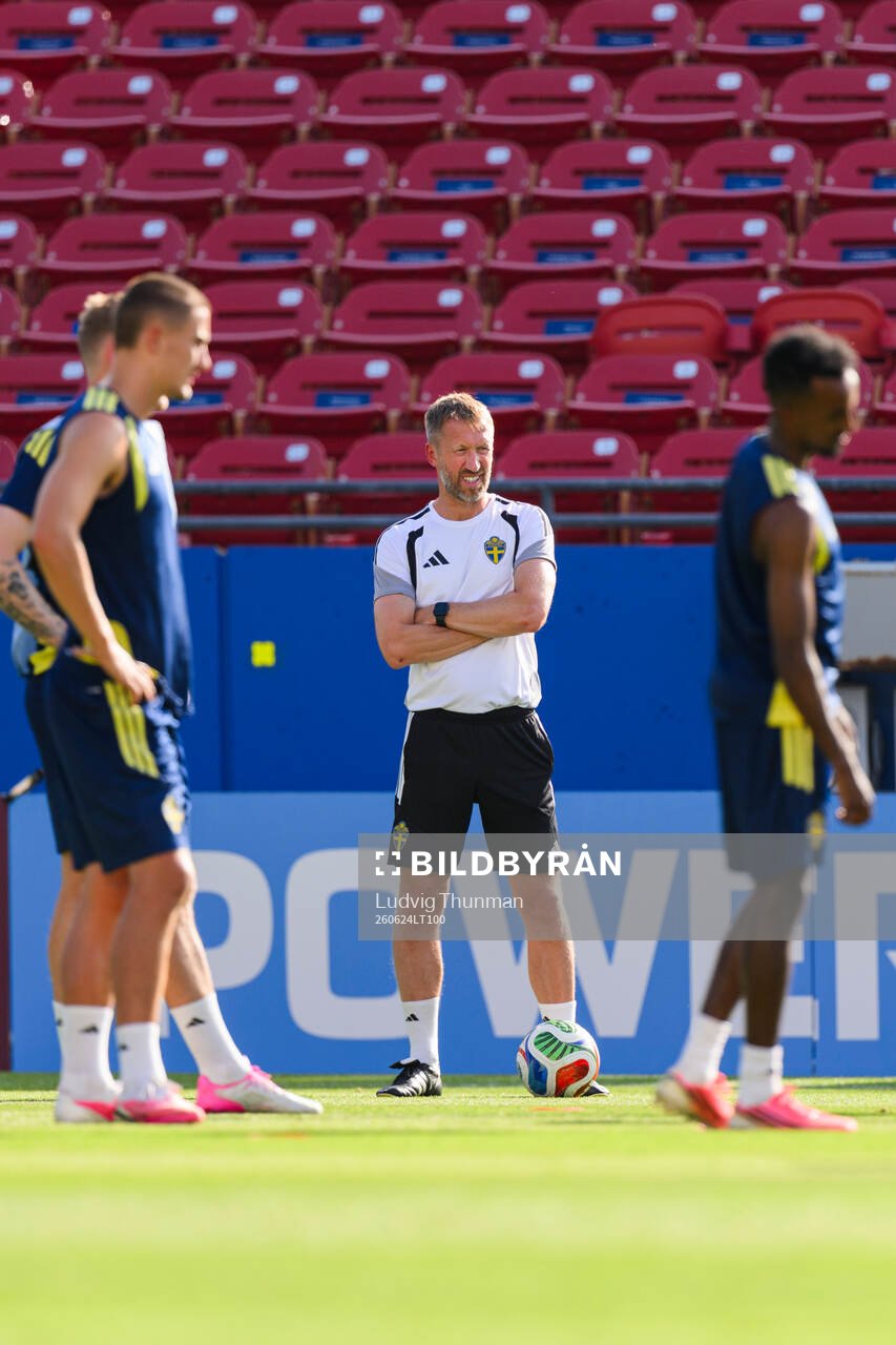 Head coach Graham Potter of the Swedish national football