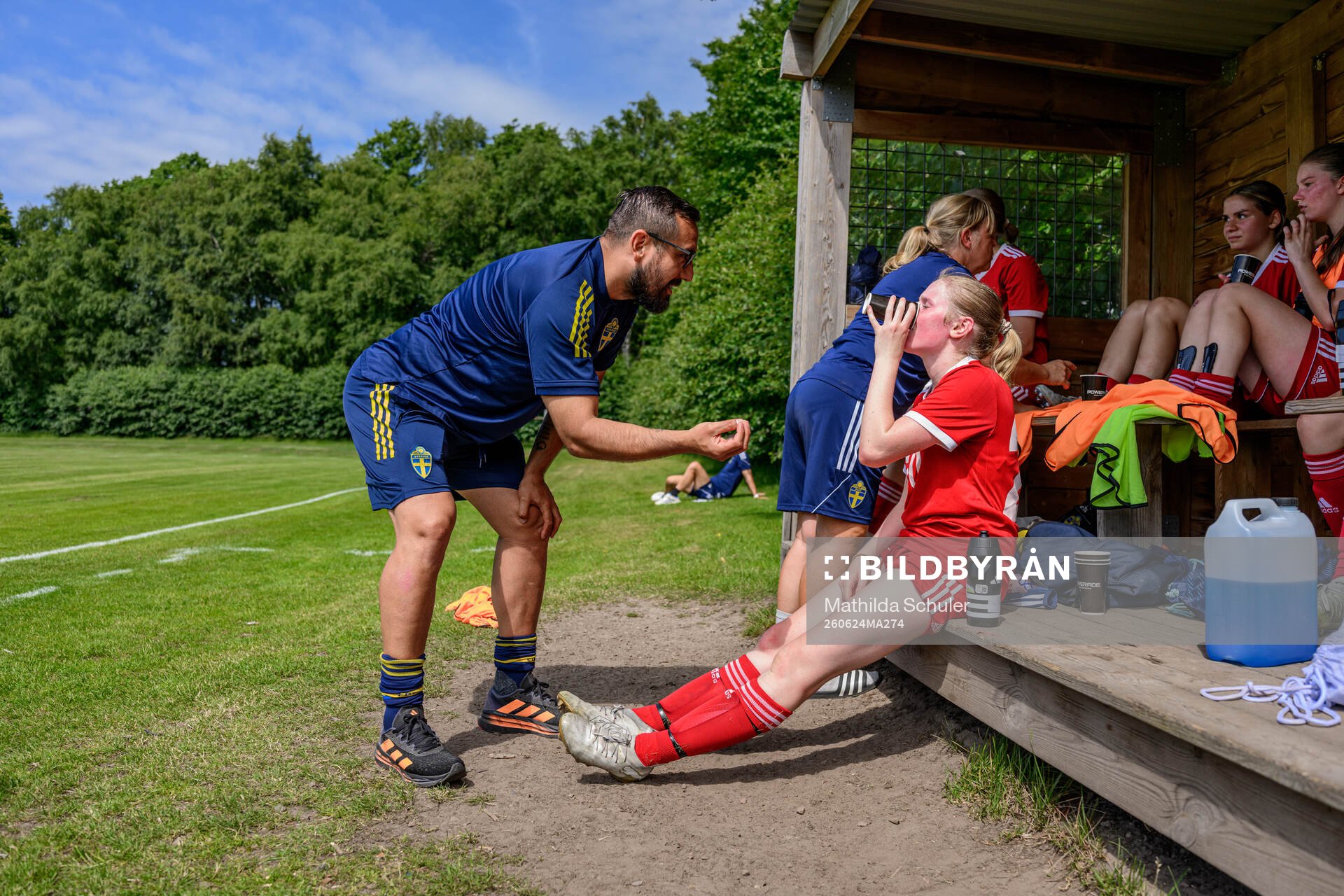 Ledare Claudio Pereyra i samtal med Selma Engberg